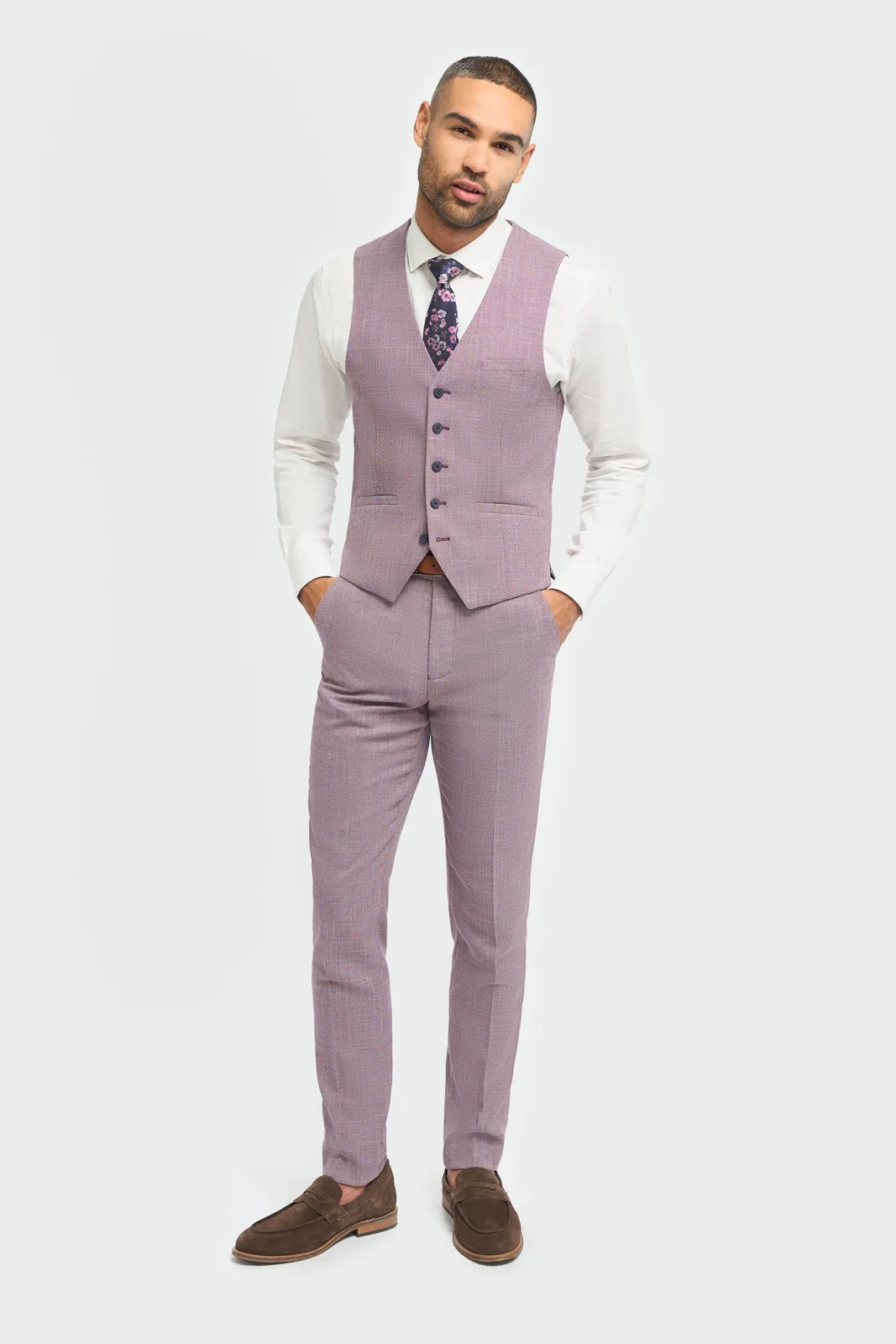 Miami Lilac Waistcoat thumbnail 2