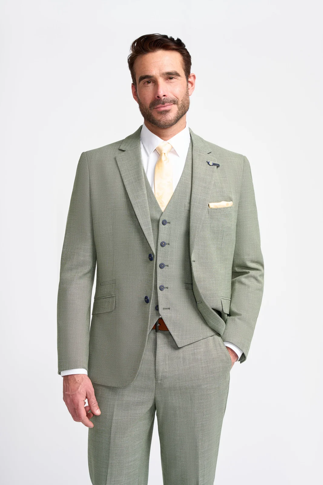 Miami Sage Three Piece Suit thumbnail 2