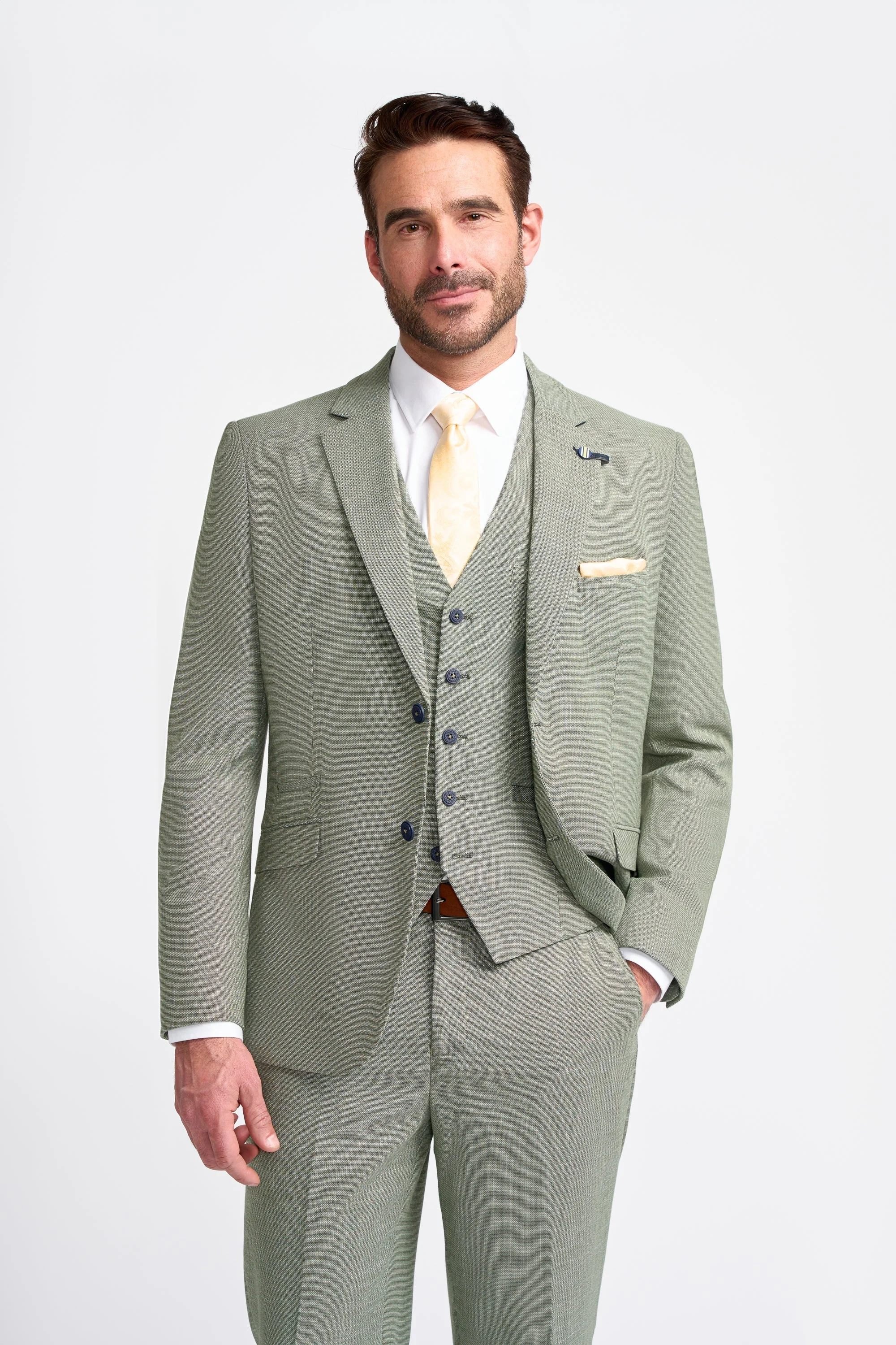 Miami Sage Three Piece Suit thumbnail 2