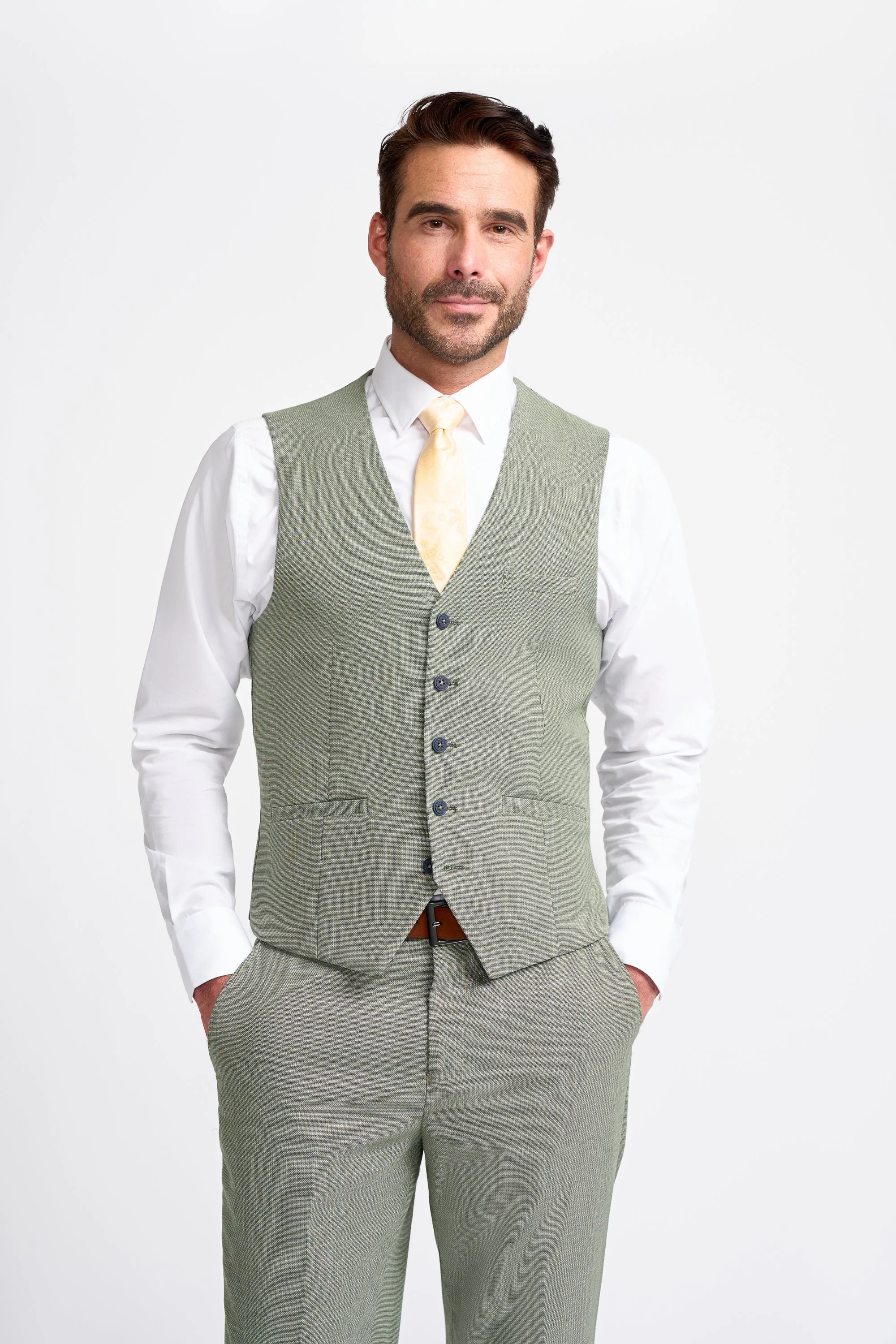 Miami Sage Three Piece Suit thumbnail 6