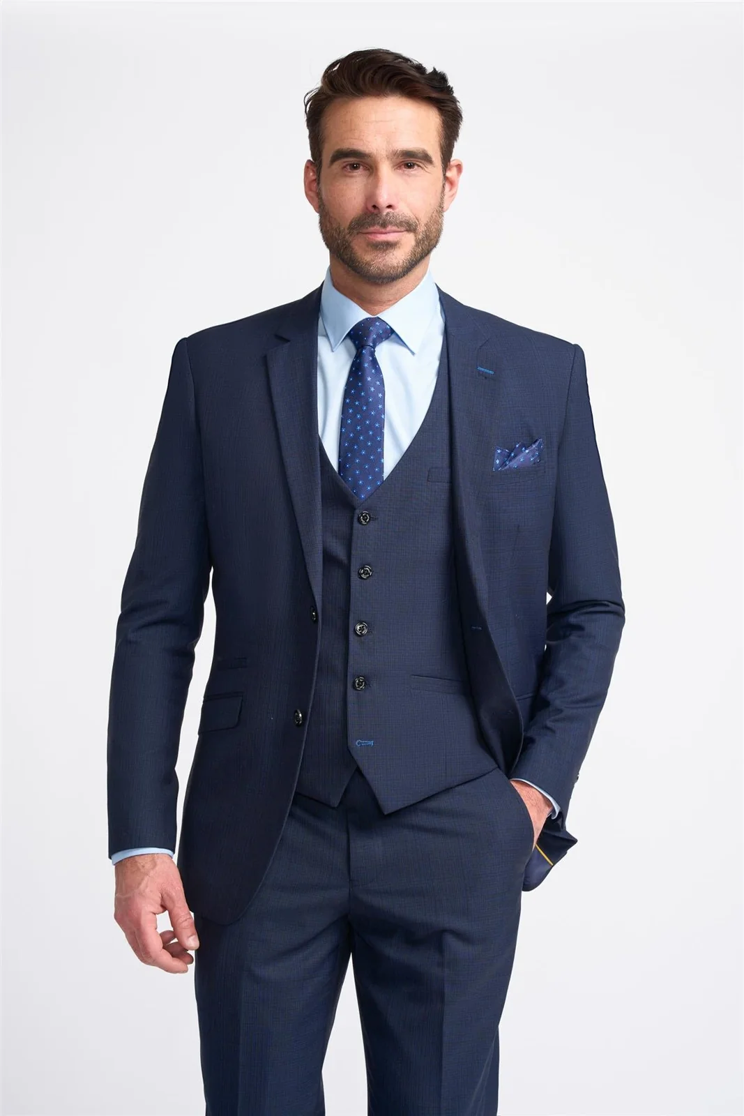 Navy Plain Blazer