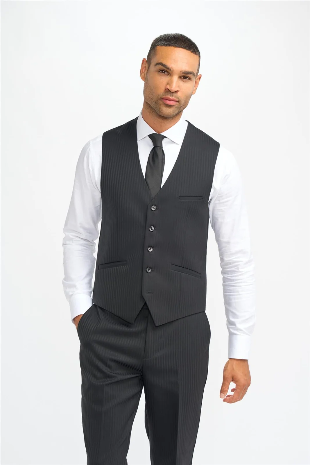 Roberto Black Three Piece Suit thumbnail 4