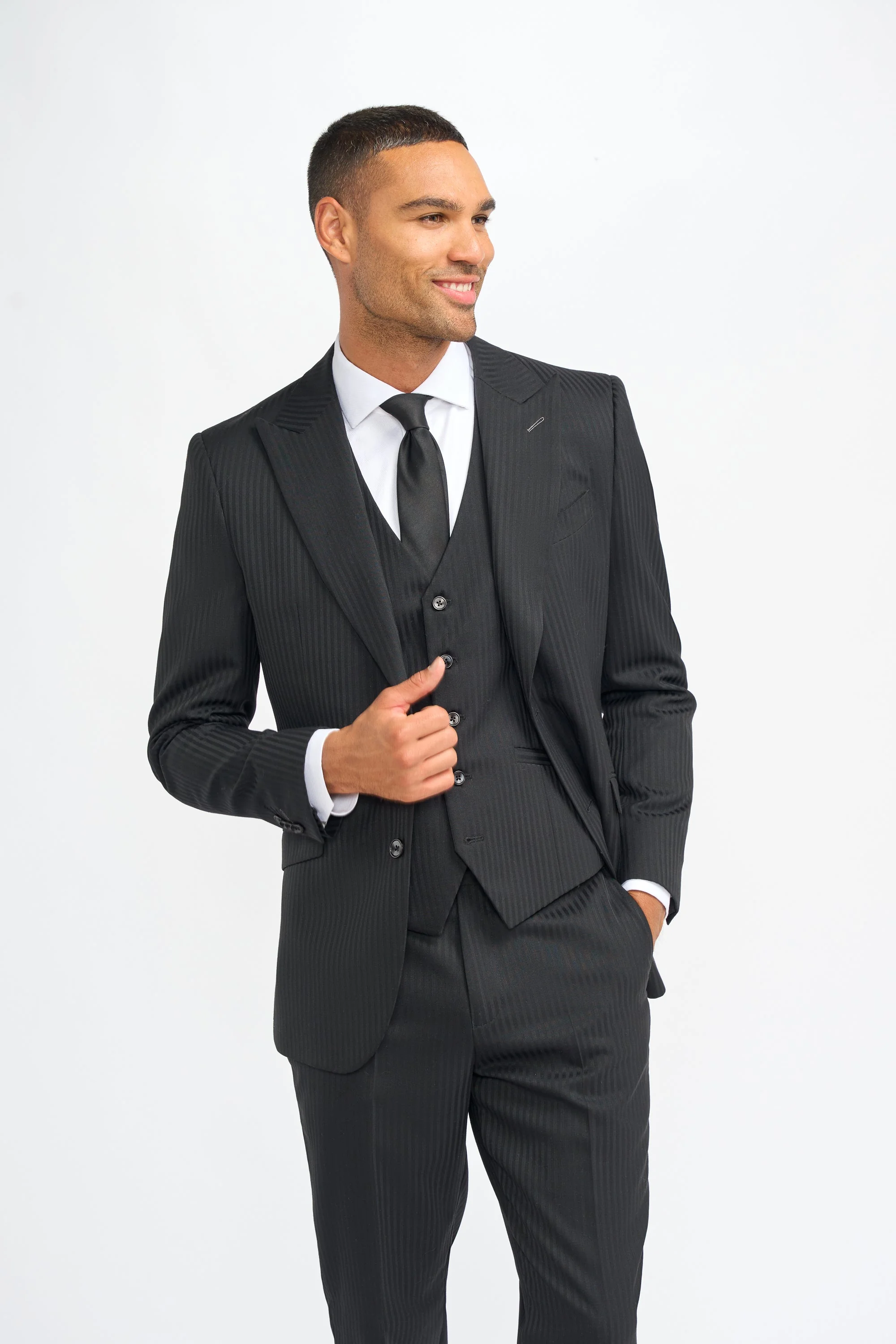 Roberto Black Three Piece Suit thumbnail 2