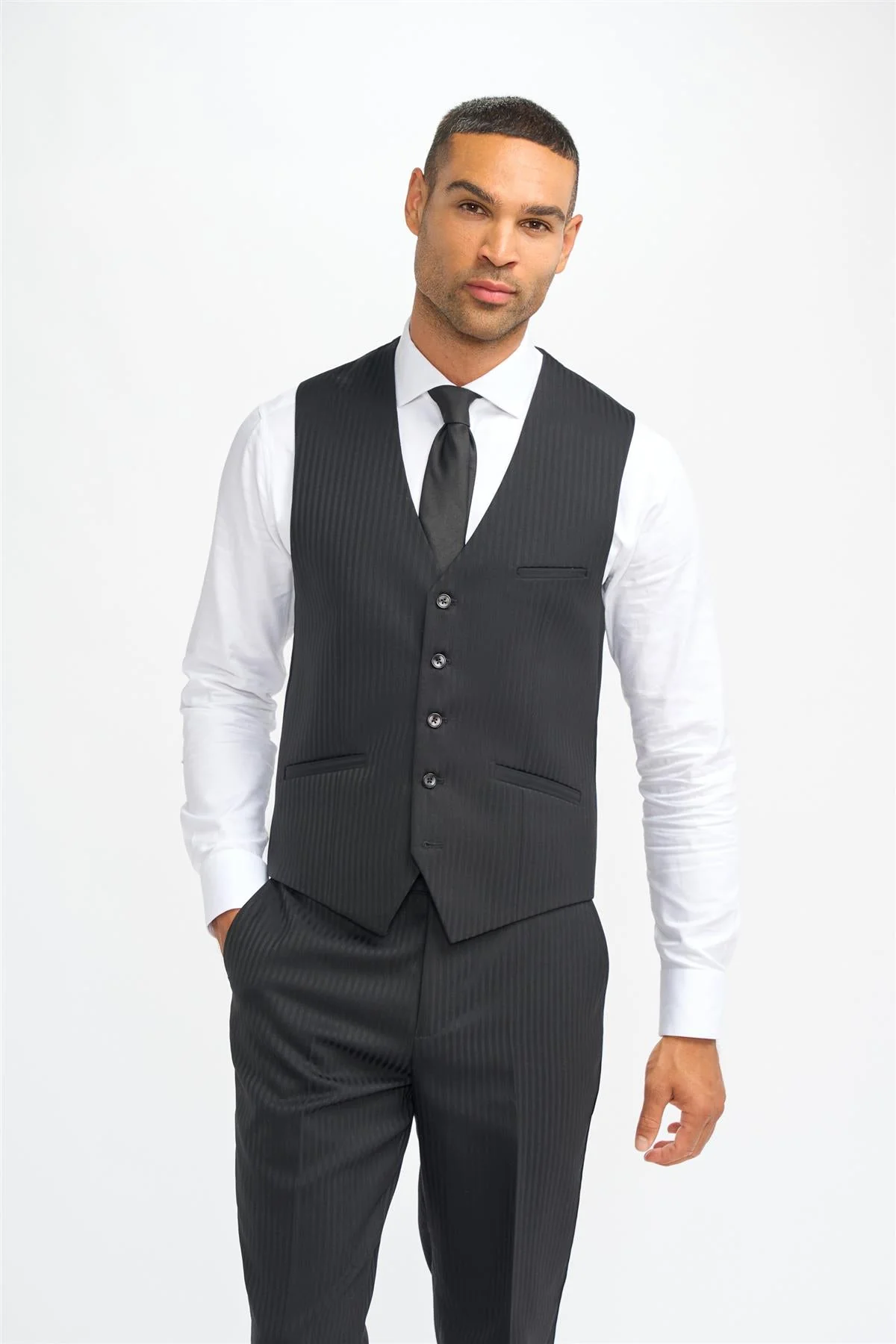 Roberto Black Three Piece Suit thumbnail 4