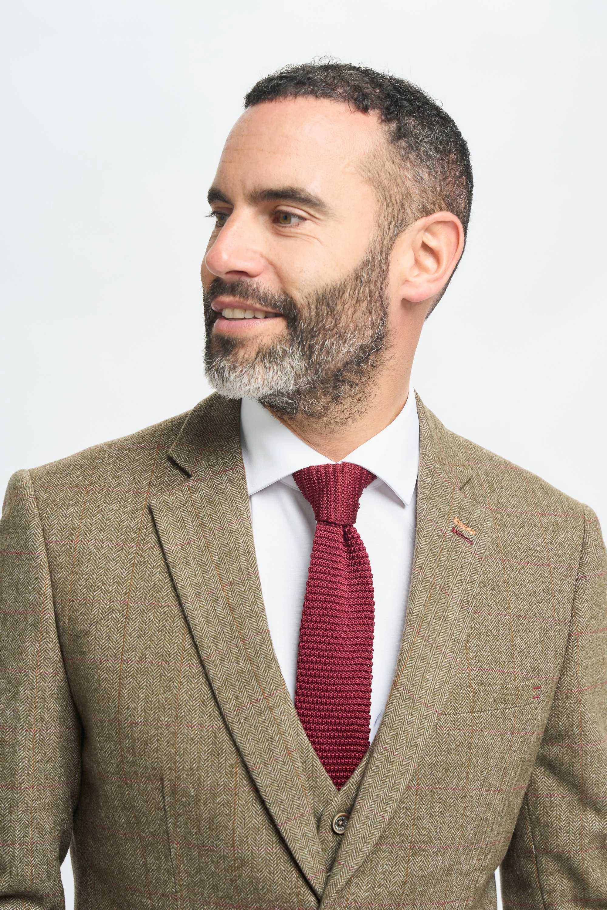 Sage Check Three Piece Suit thumbnail 4
