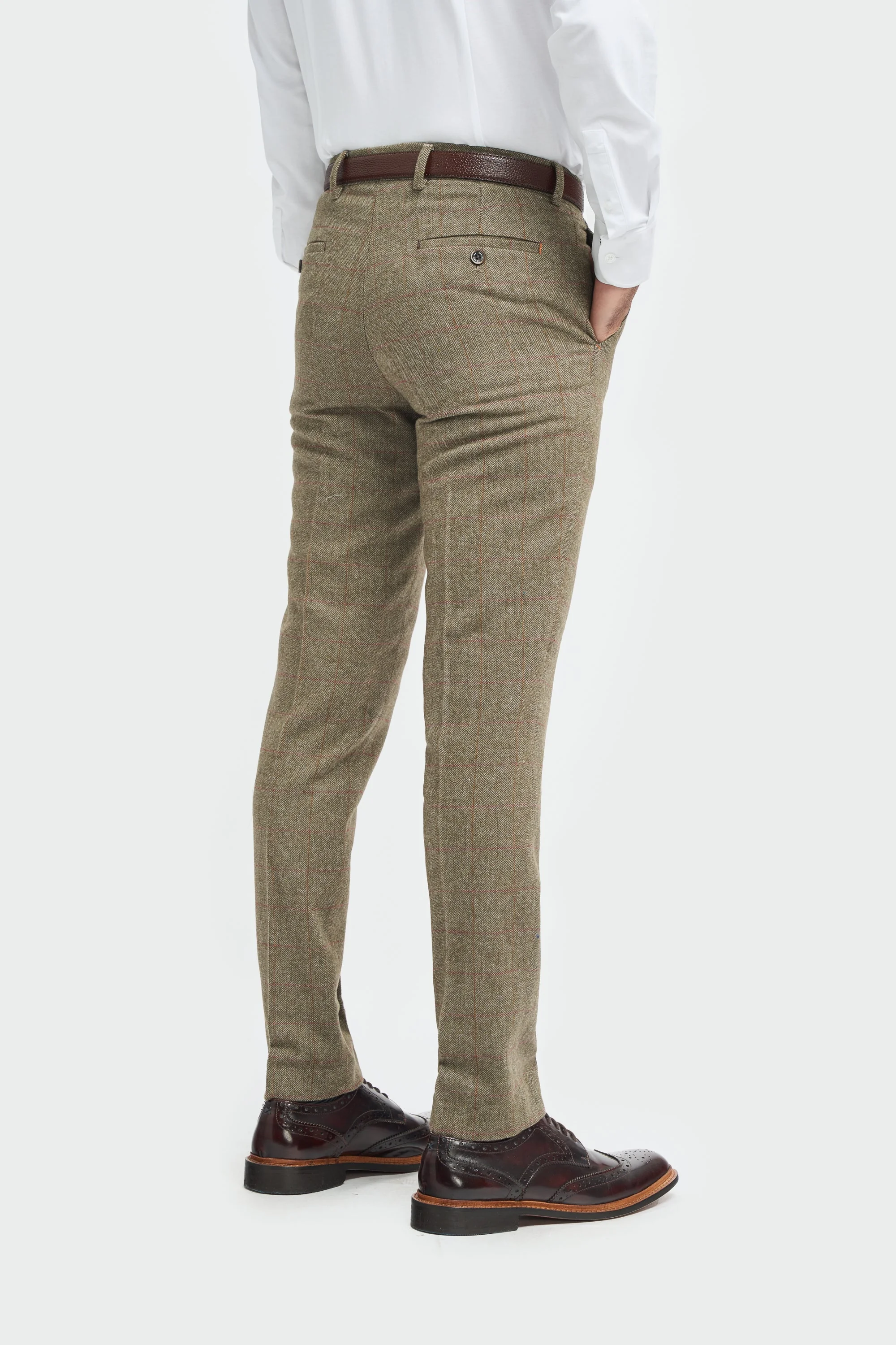 Sage Check Three Piece Suit thumbnail 9