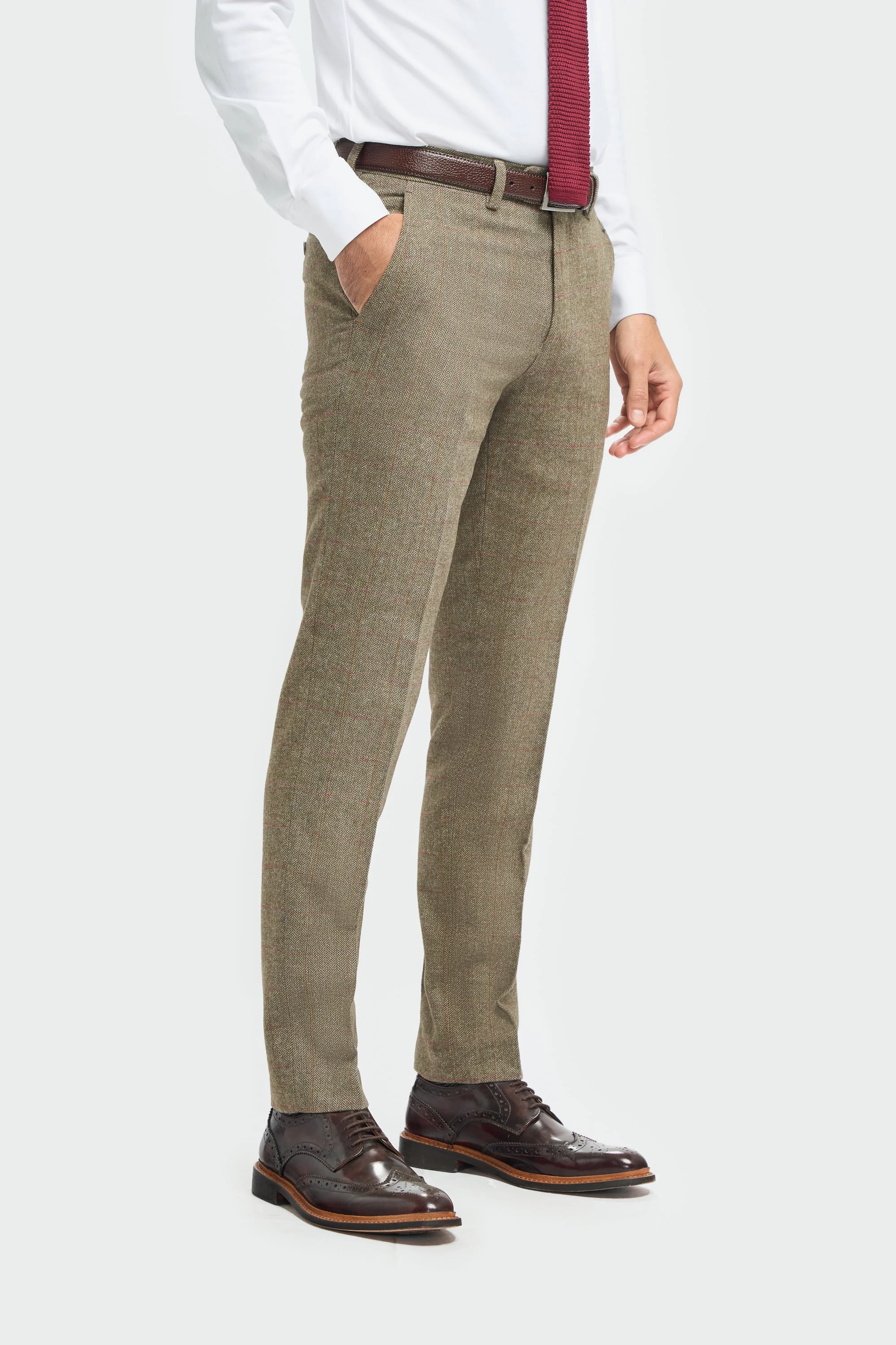 Sage Check Three Piece Suit thumbnail 10
