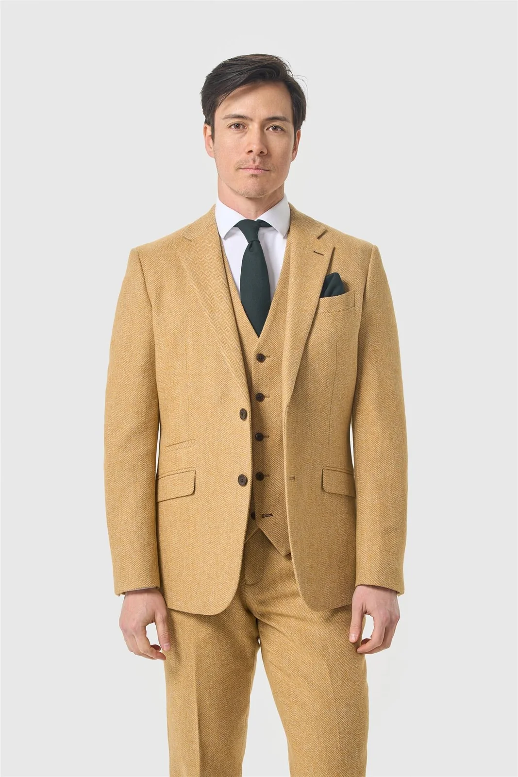 Thomas Amber Tweed Three Piece Suit thumbnail 2