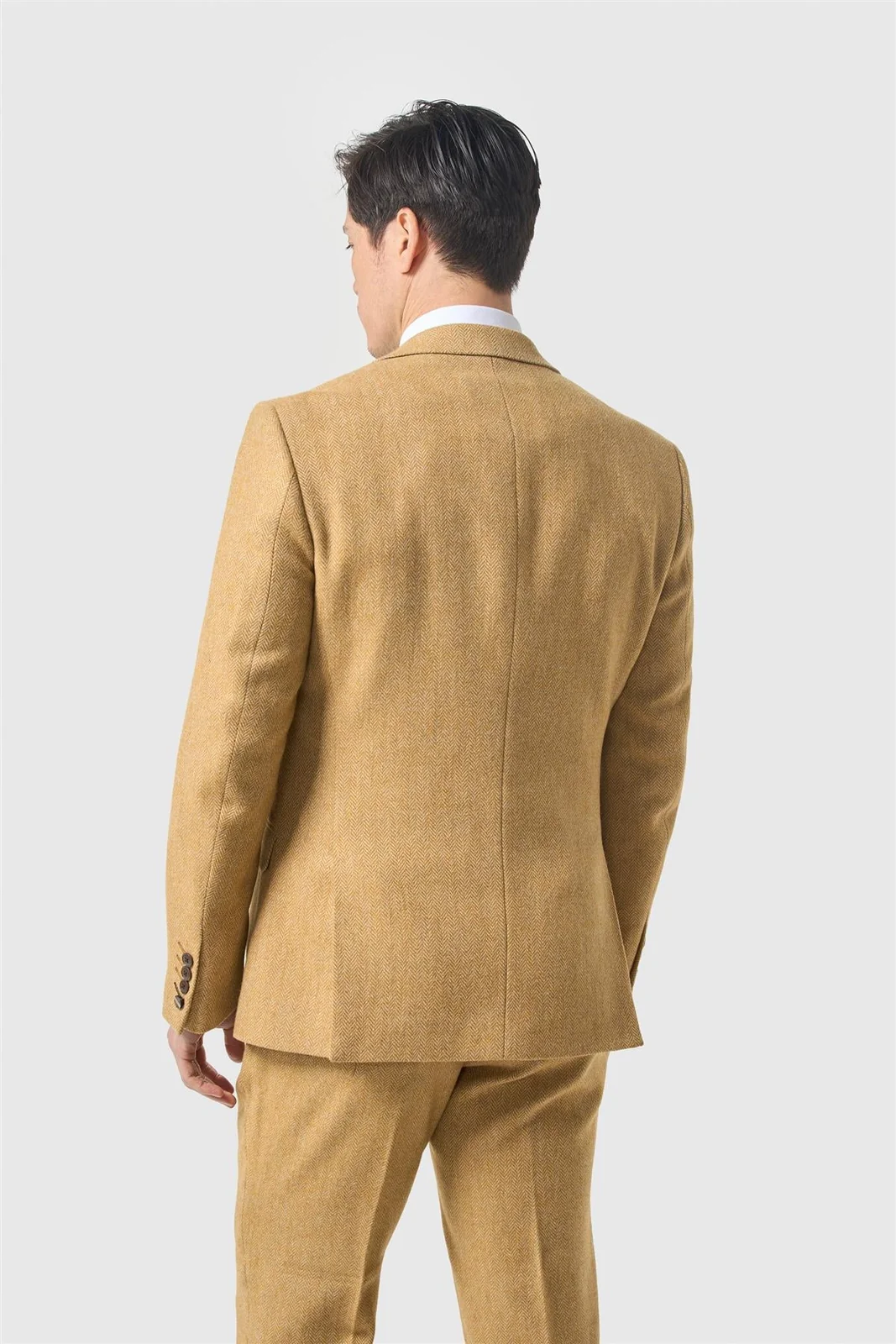 Thomas Amber Tweed Three Piece Suit thumbnail 3