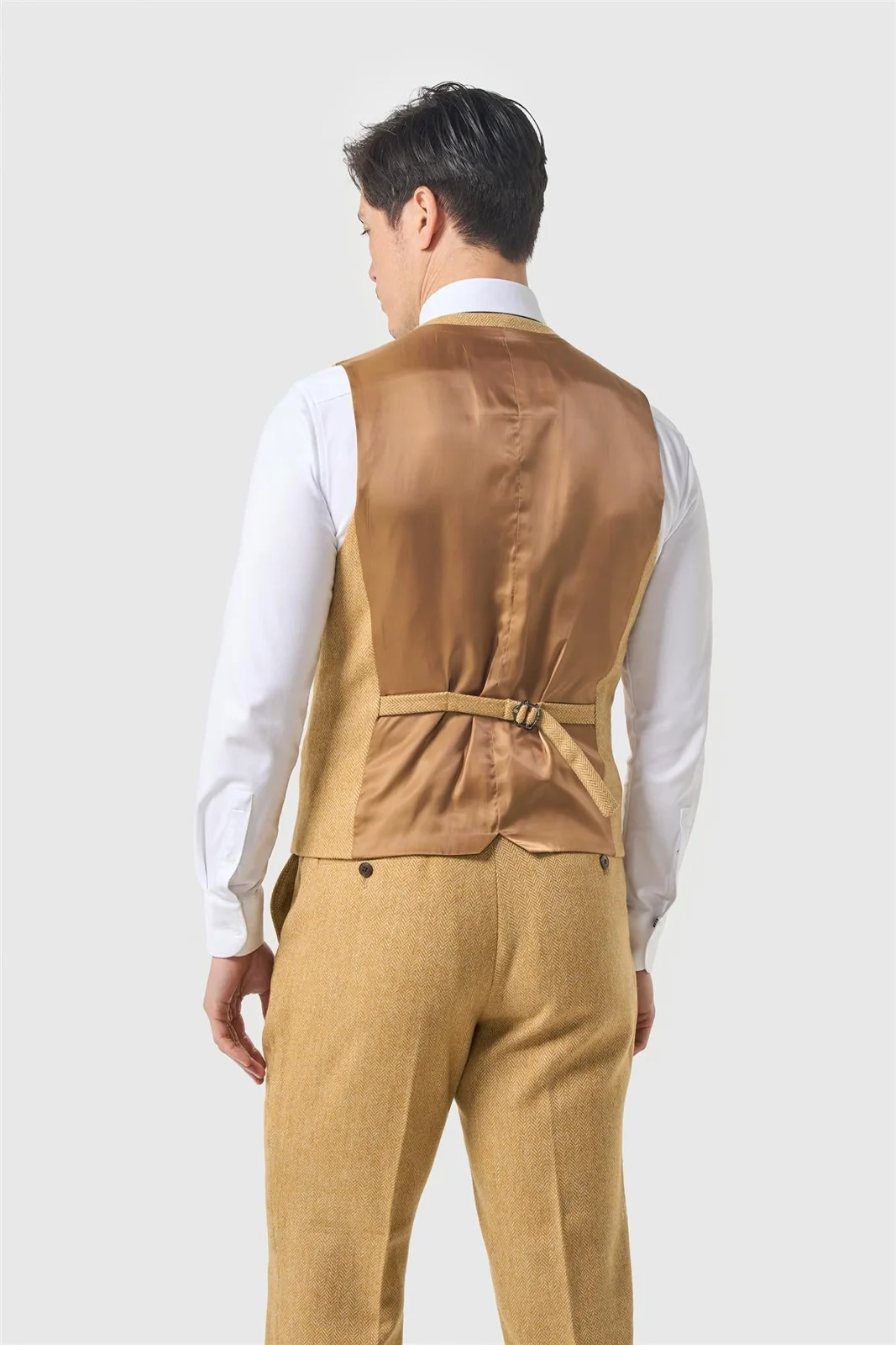 Thomas Amber Tweed Three Piece Suit thumbnail 5