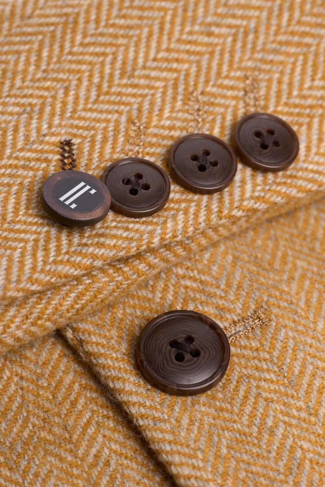 Thomas Amber Tweed Three Piece Suit thumbnail 9