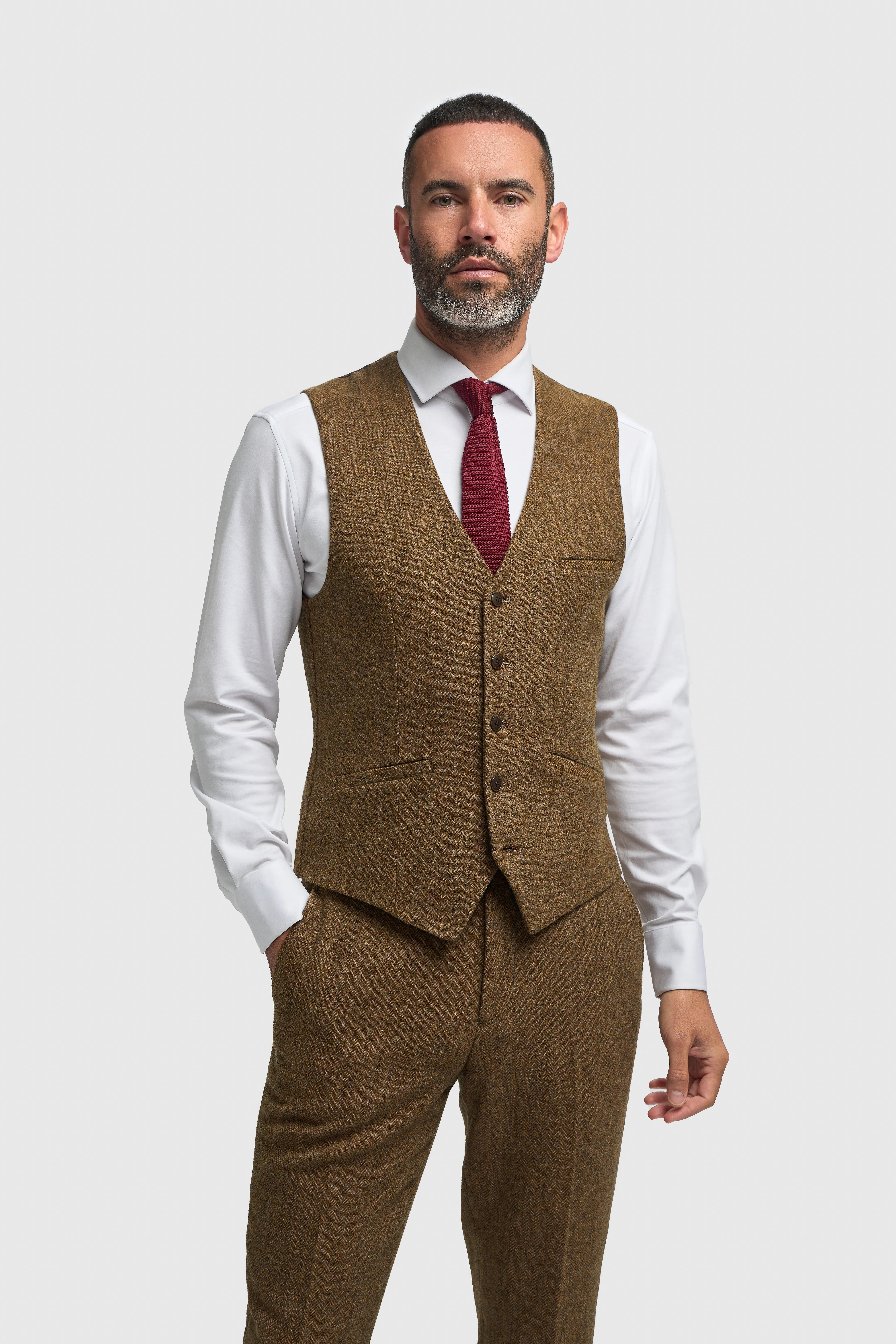 Thomas Brown Tweed Three Piece Suit thumbnail 3