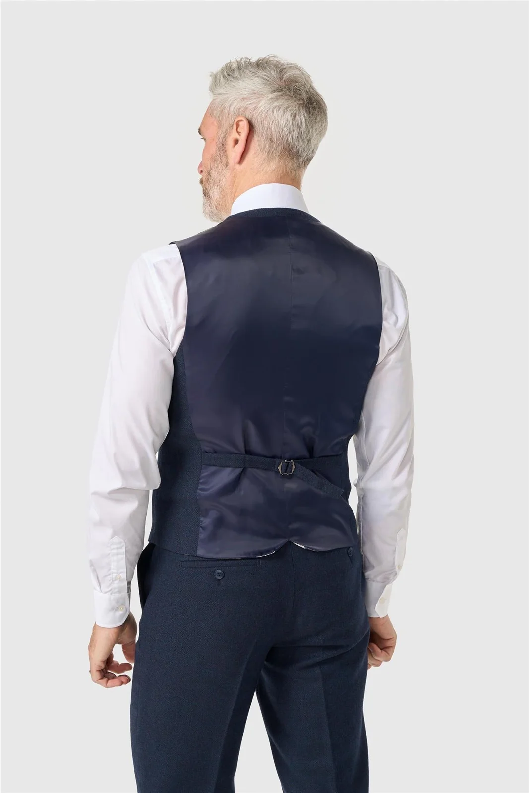 Thomas Navy Tweed Three Piece Suit thumbnail 5