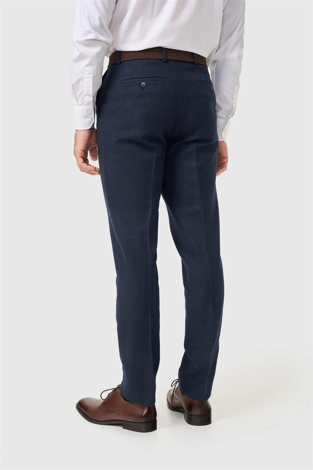 Thomas Navy Tweed Three Piece Suit thumbnail 7
