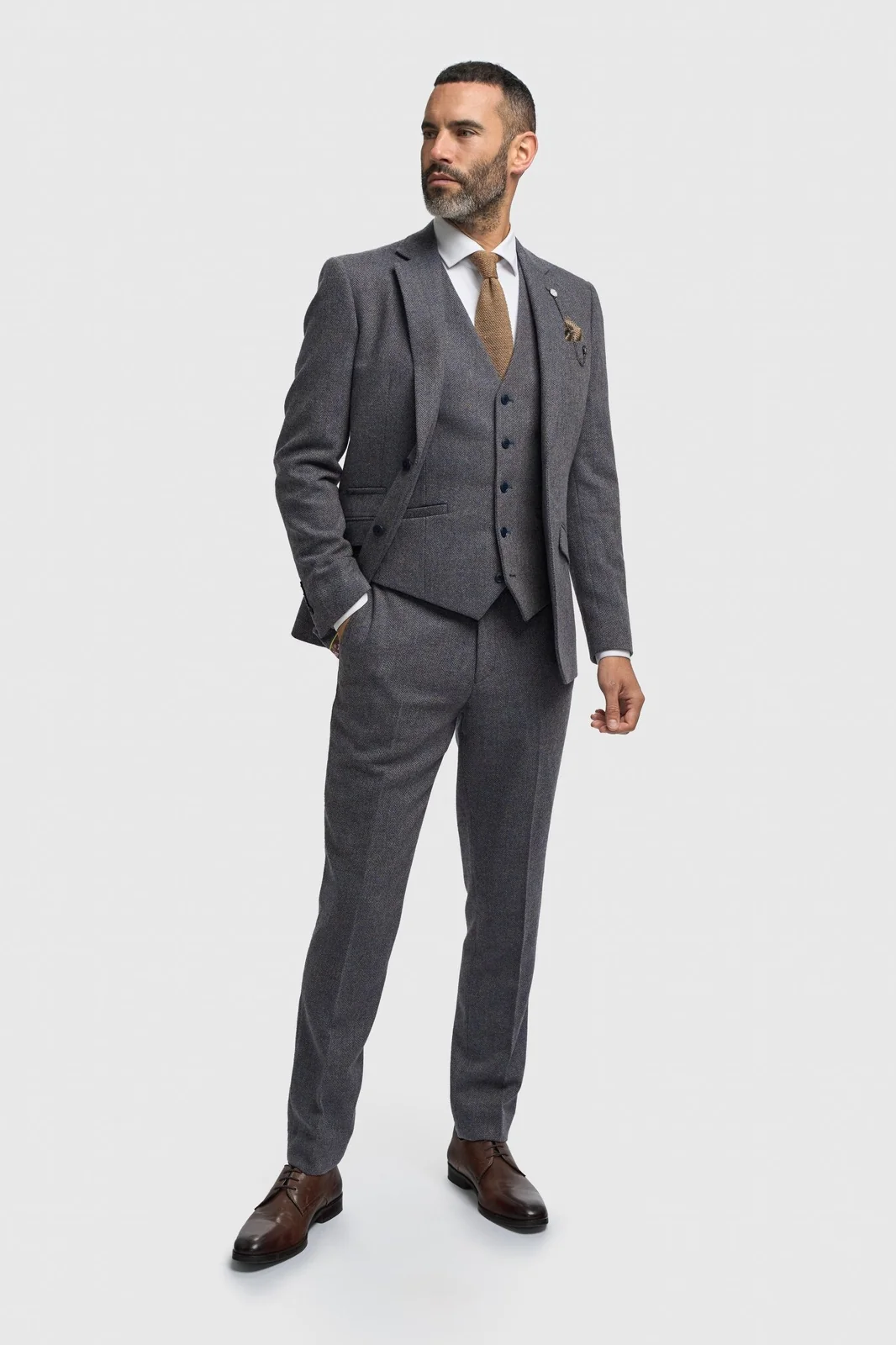 Thomas Savoy Tweed Three Piece Suit primary image