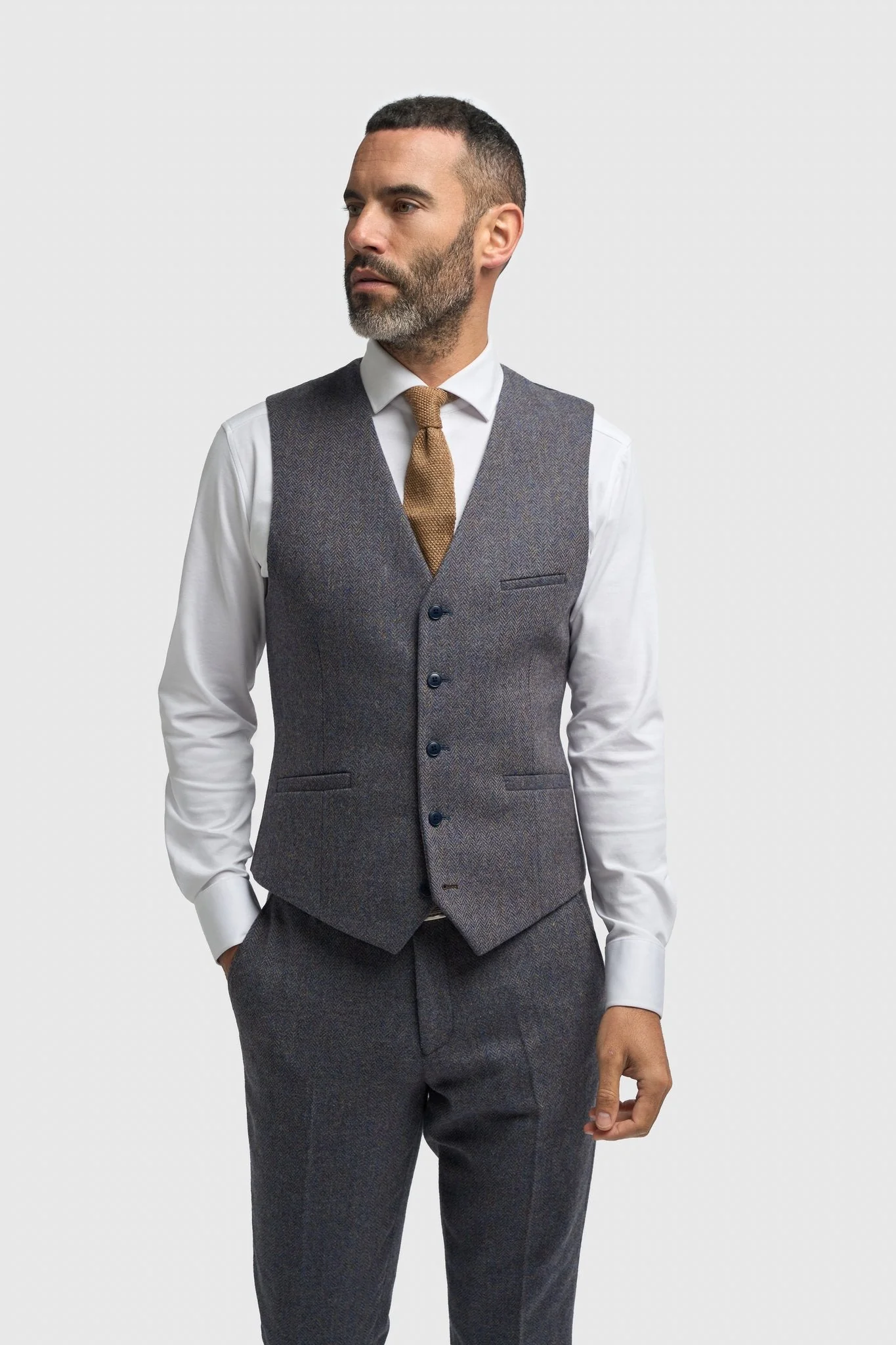 Thomas Savoy Tweed Three Piece Suit thumbnail 4