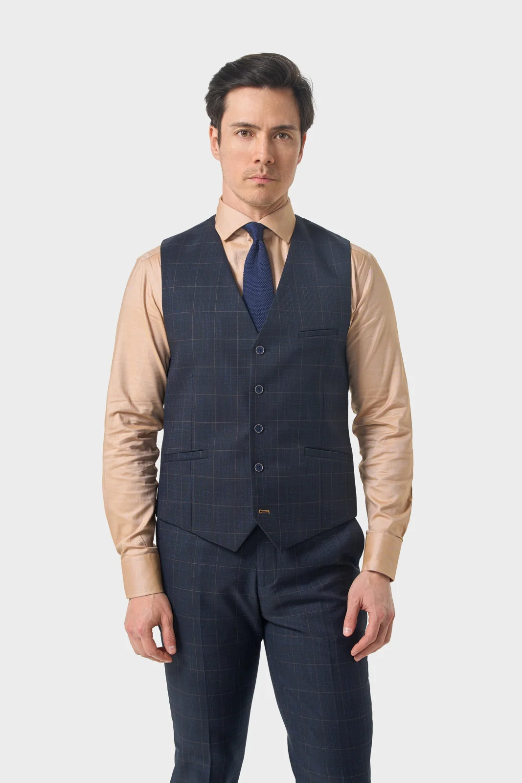 Torino Navy Three Piece Suit thumbnail 5