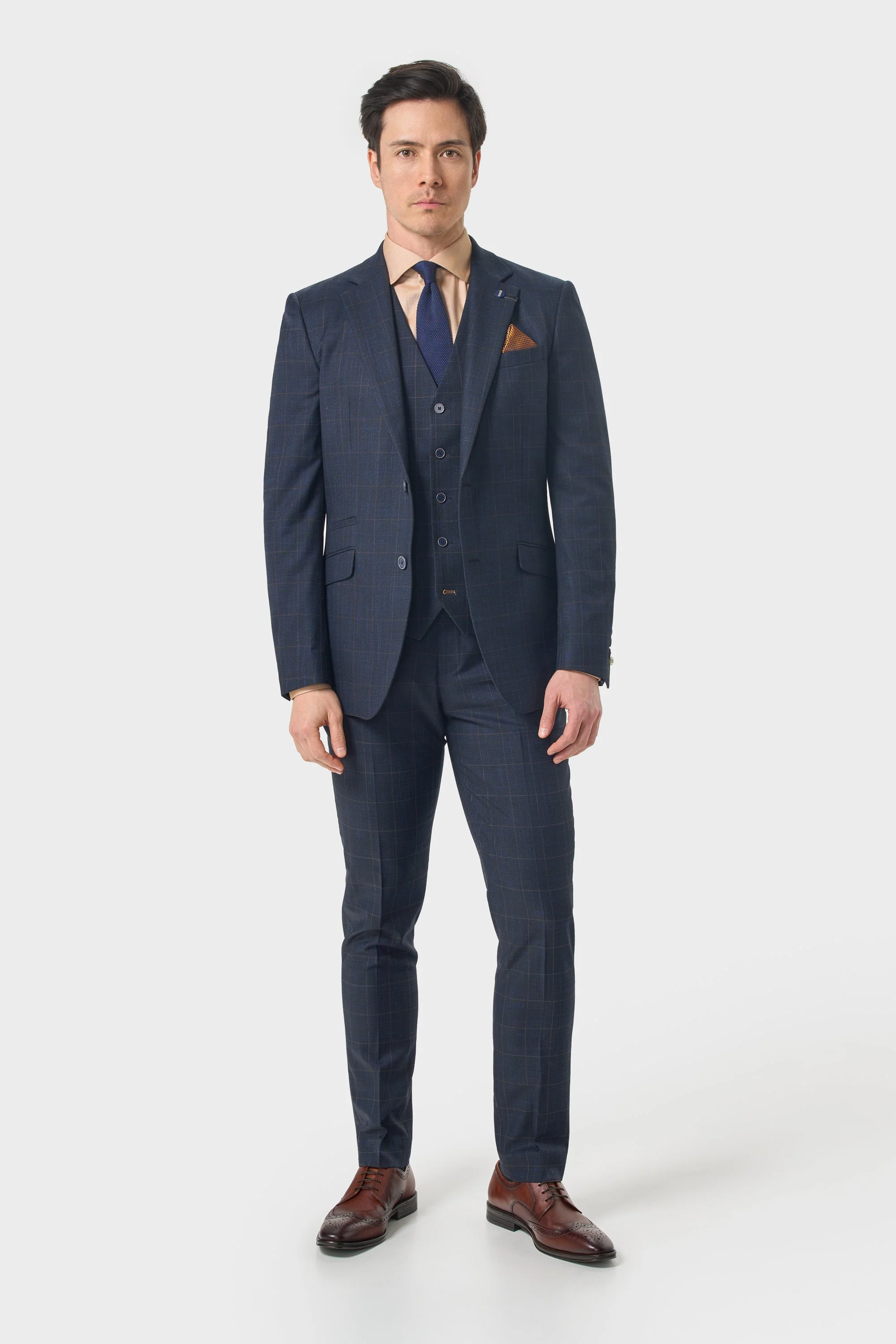 Torino Navy Three Piece Suit thumbnail 2