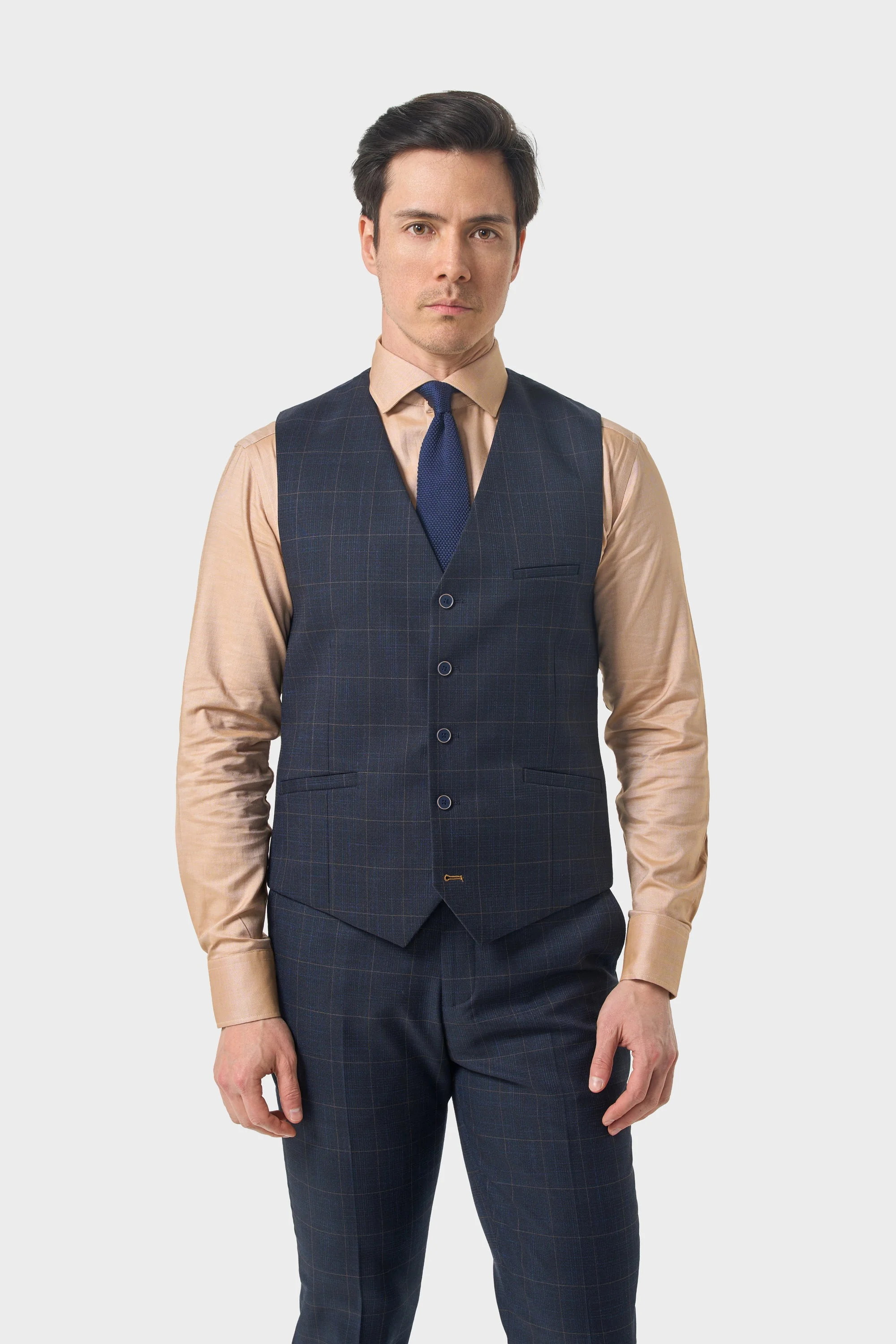 Torino Navy Three Piece Suit thumbnail 5