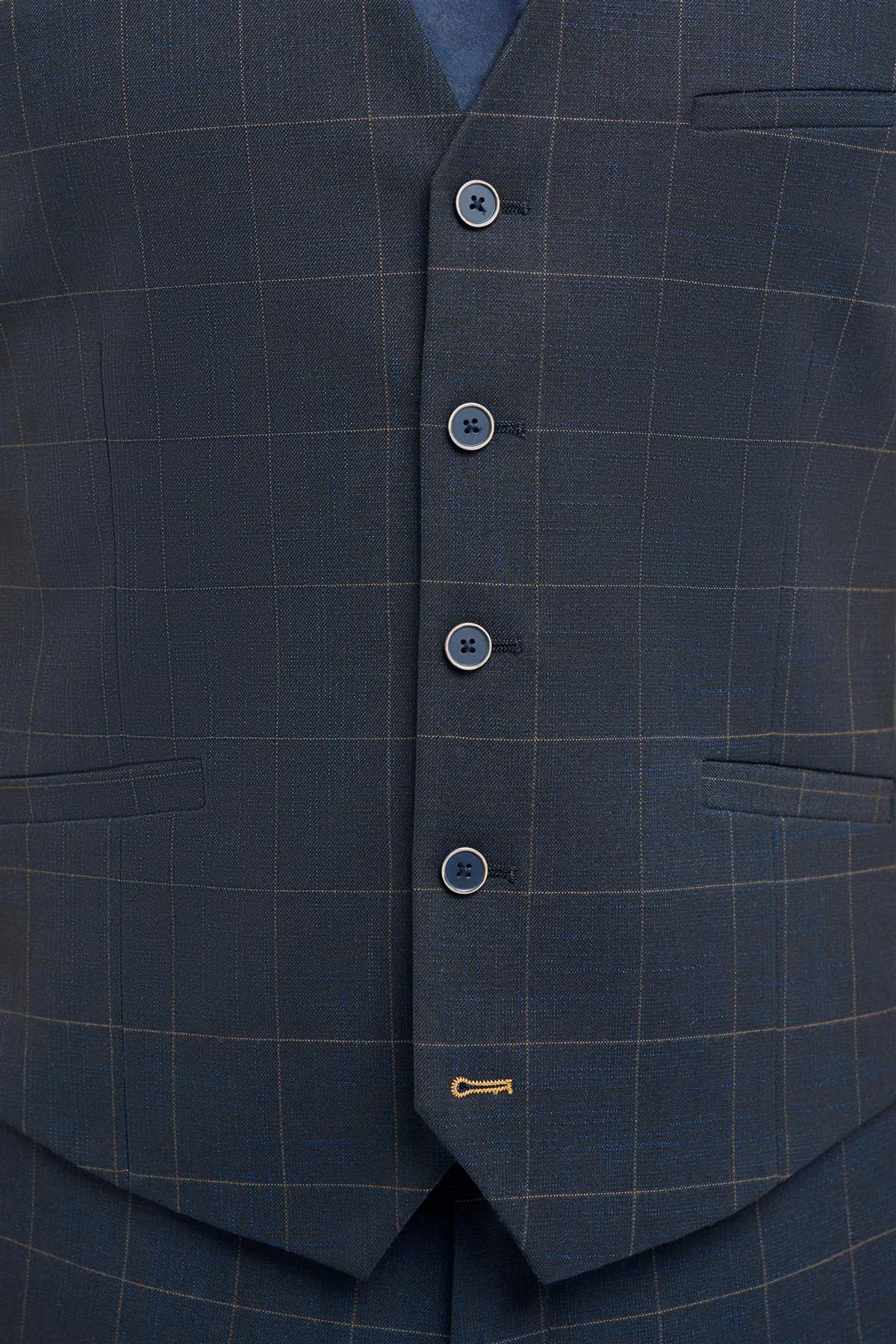 Torino Navy Three Piece Suit thumbnail 6