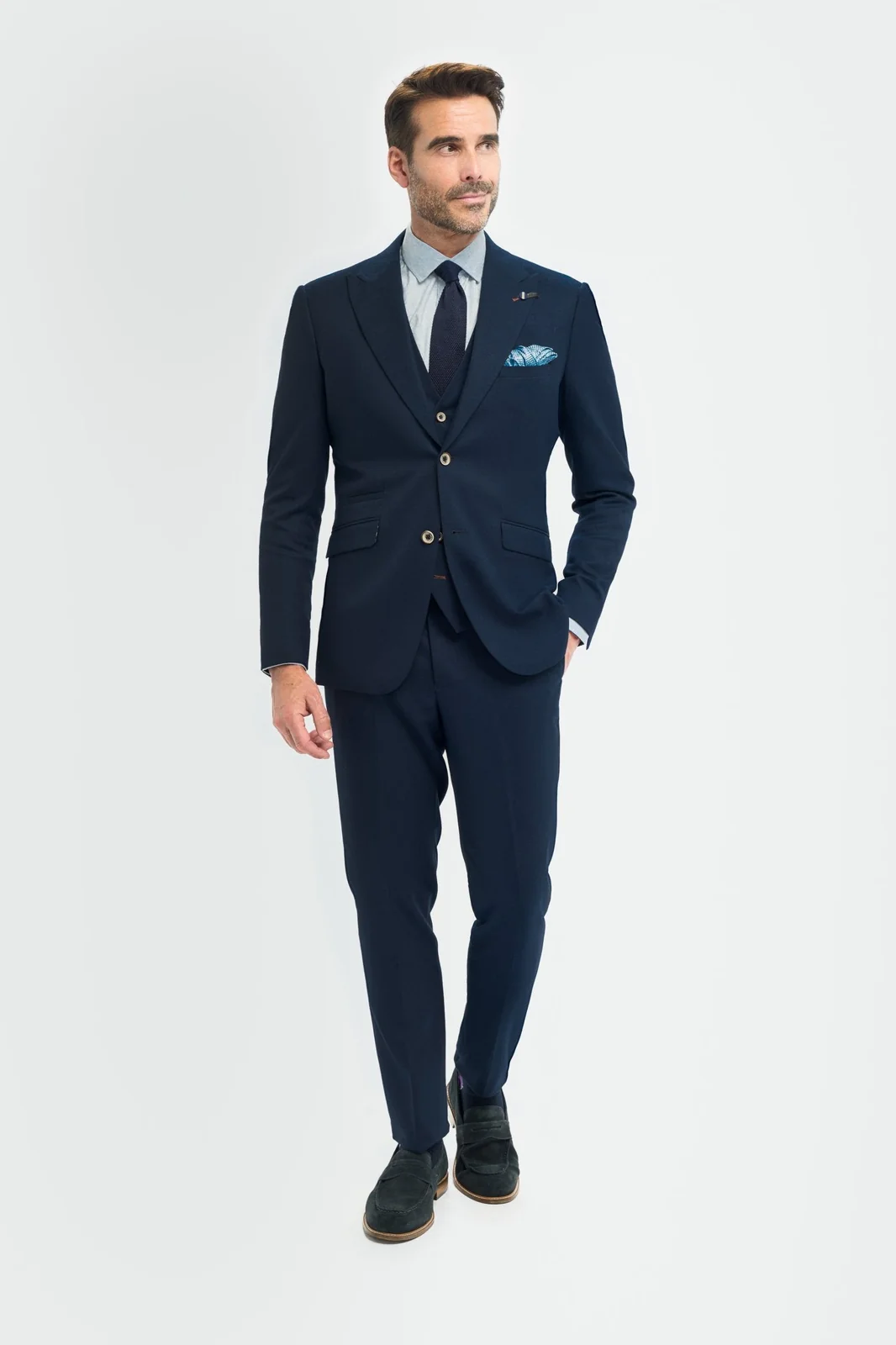 Tropez Navy Three Piece Suit primary image