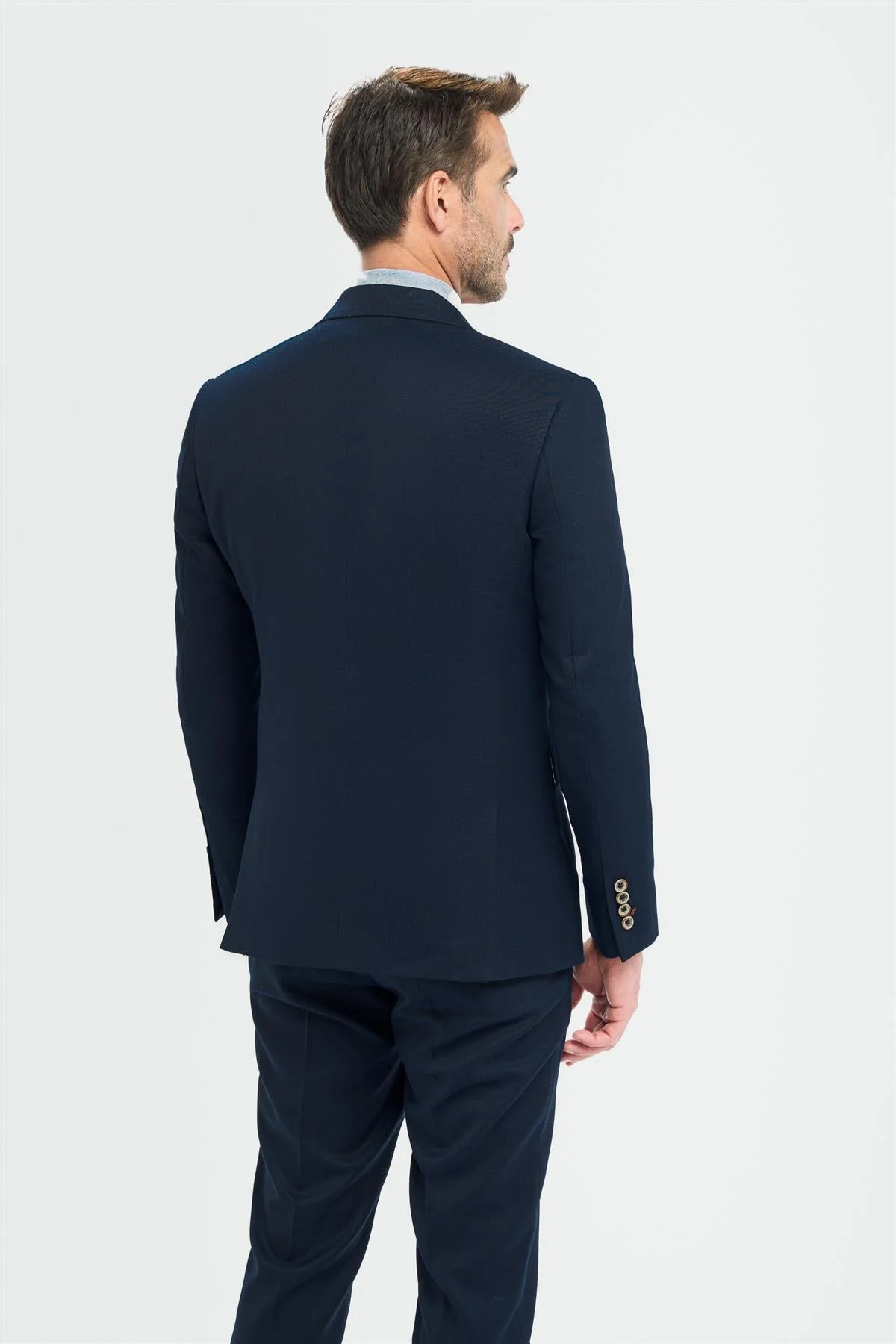 Tropez Navy Three Piece Suit thumbnail 4