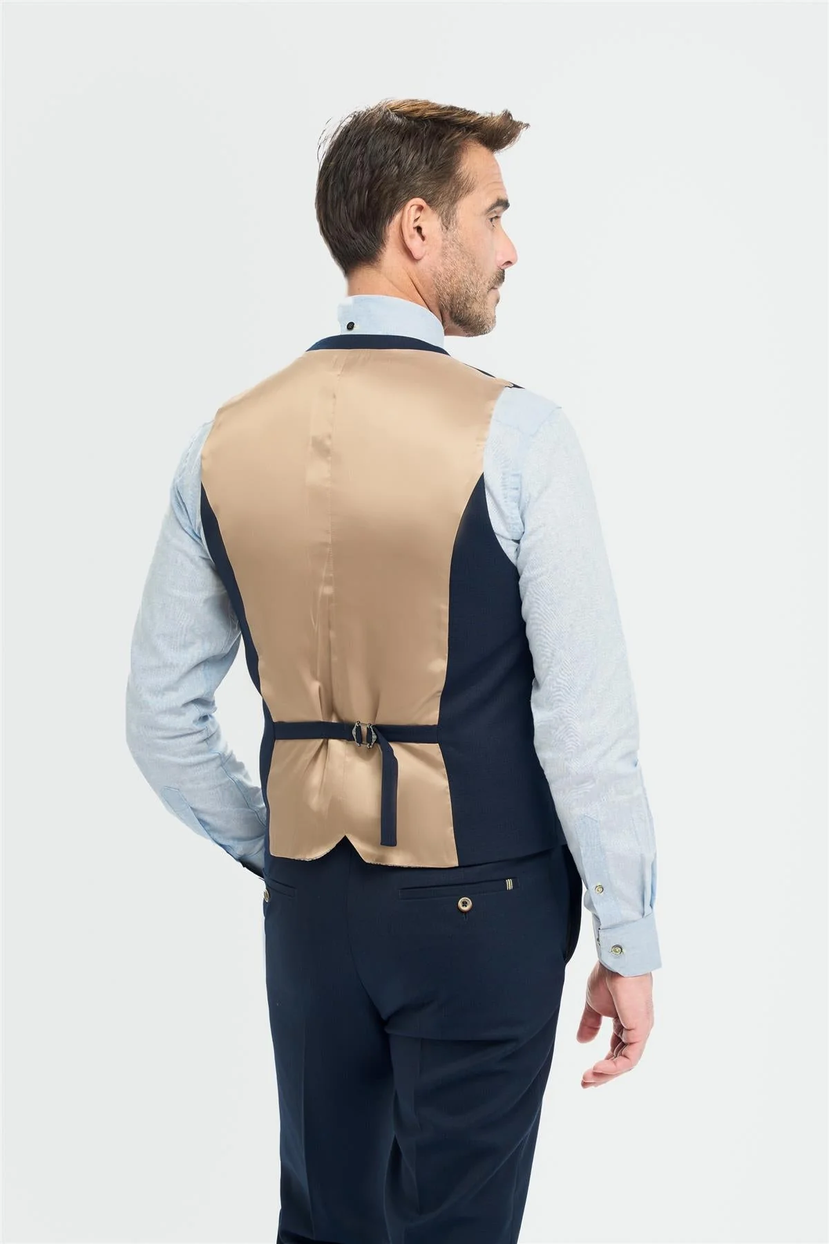 Tropez Navy Three Piece Suit thumbnail 6