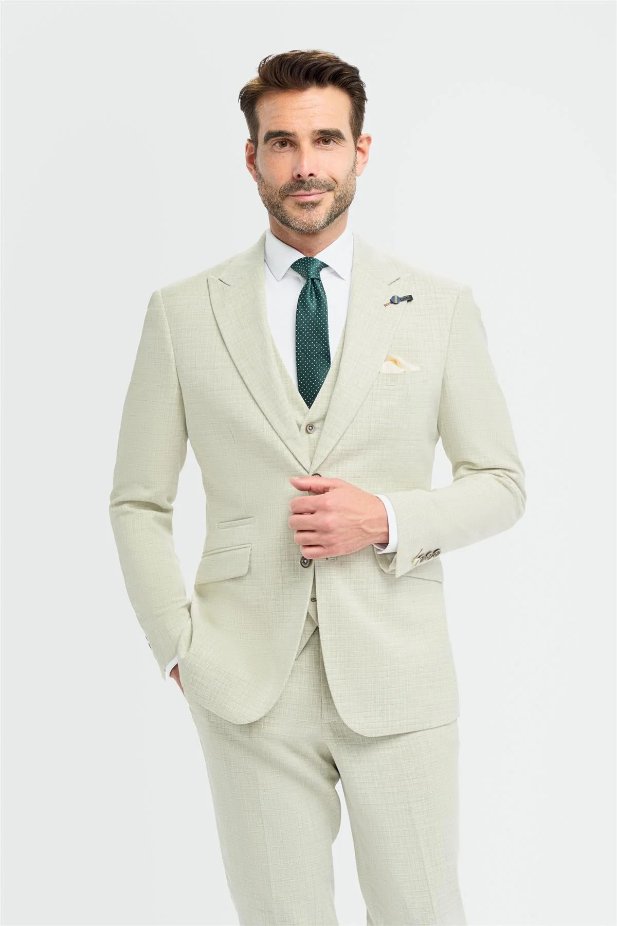 Tropez Sage Three Piece Suit thumbnail 2