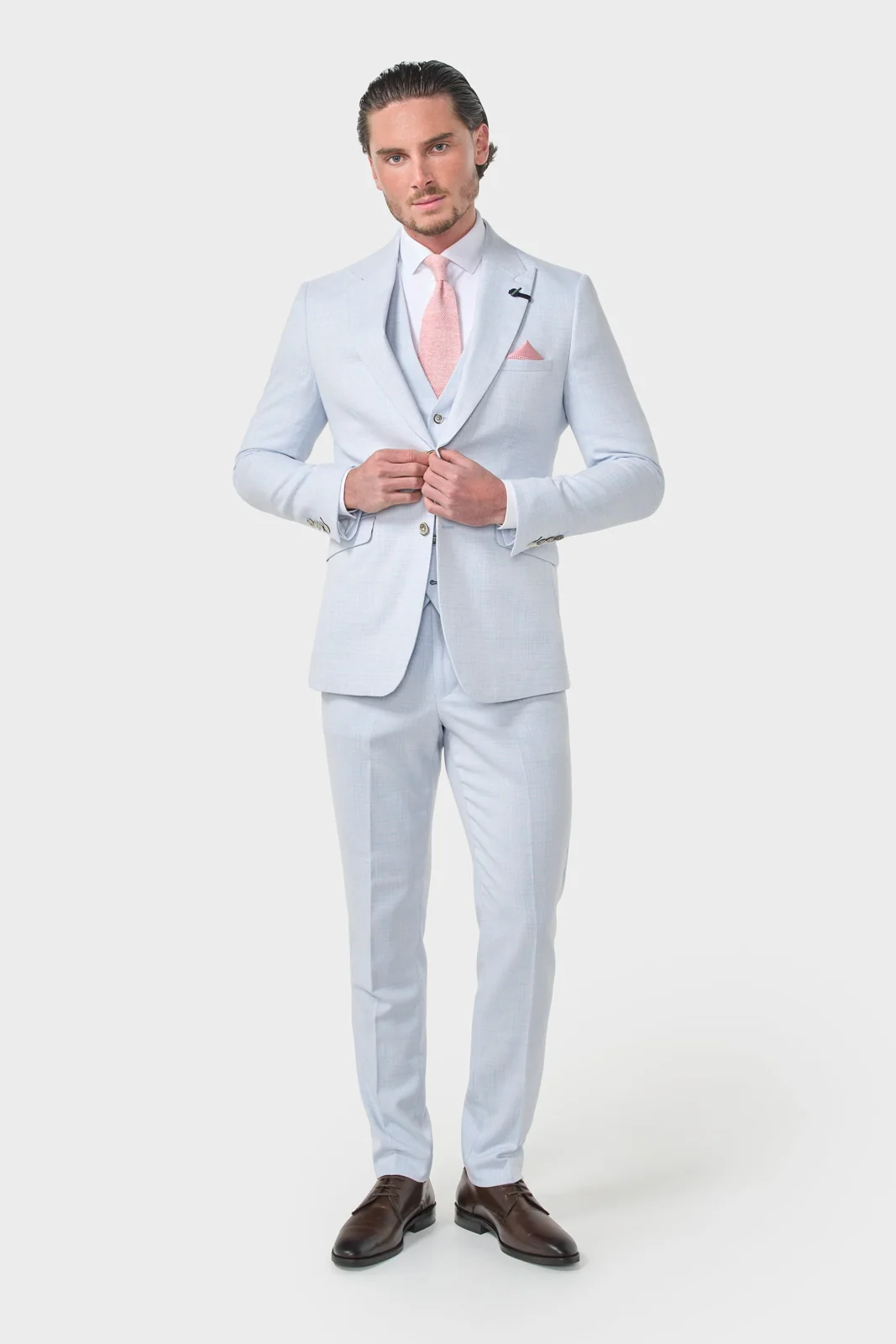 Tropez Sky Three Piece Suit primary image