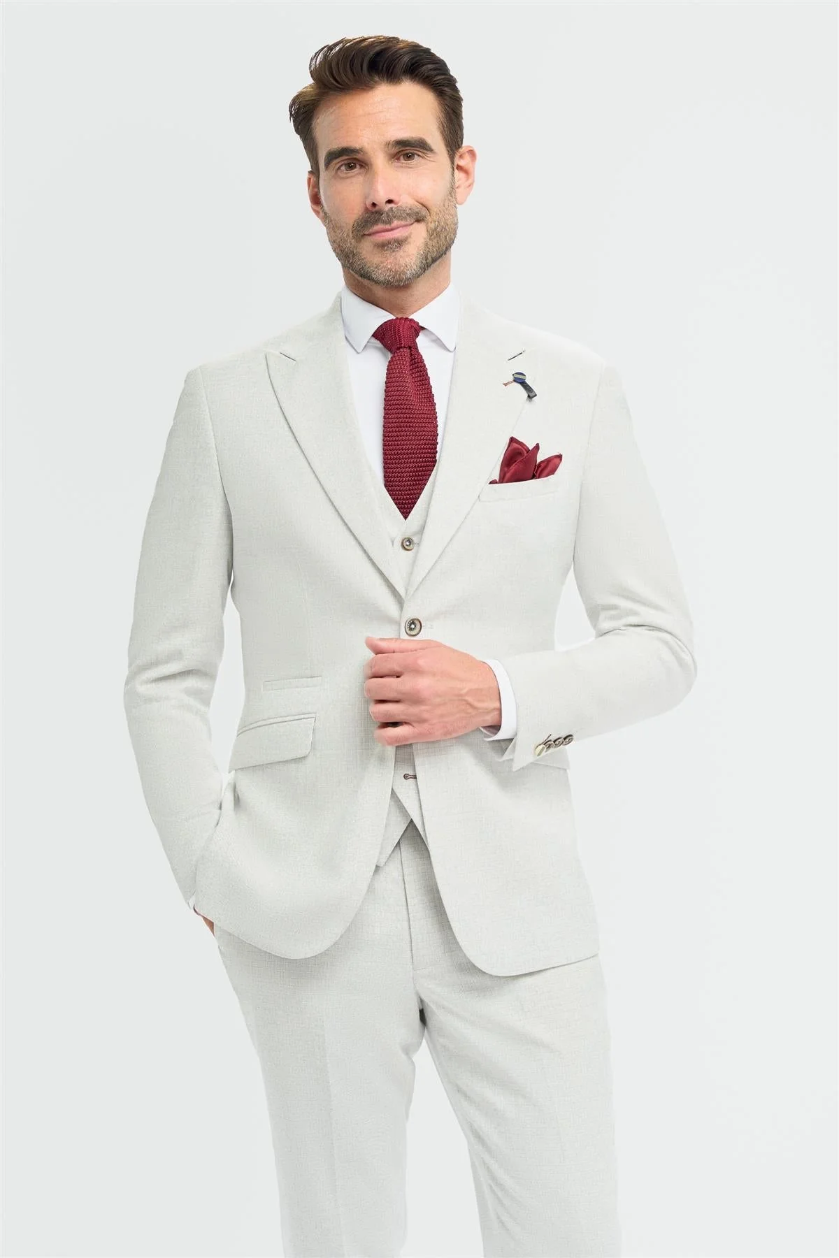 Tropez Slate Three Piece Suit thumbnail 2
