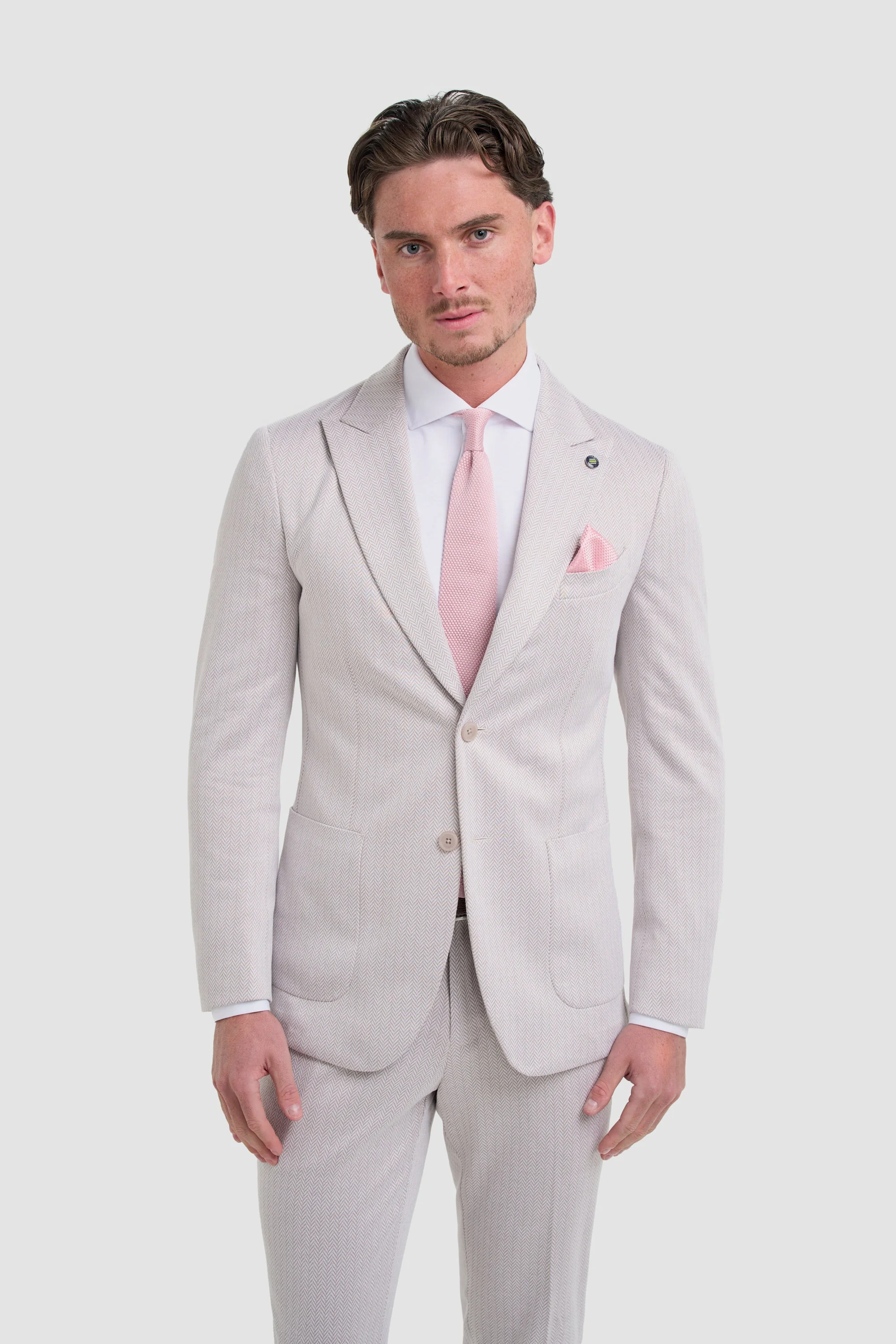 Vasco Beige Two Piece Suit thumbnail 2