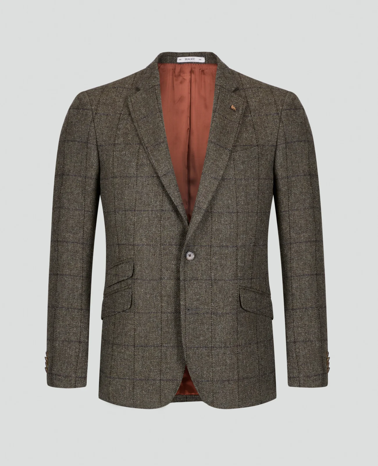 Ballycastle Green Windowpane Check Blazer thumbnail 2