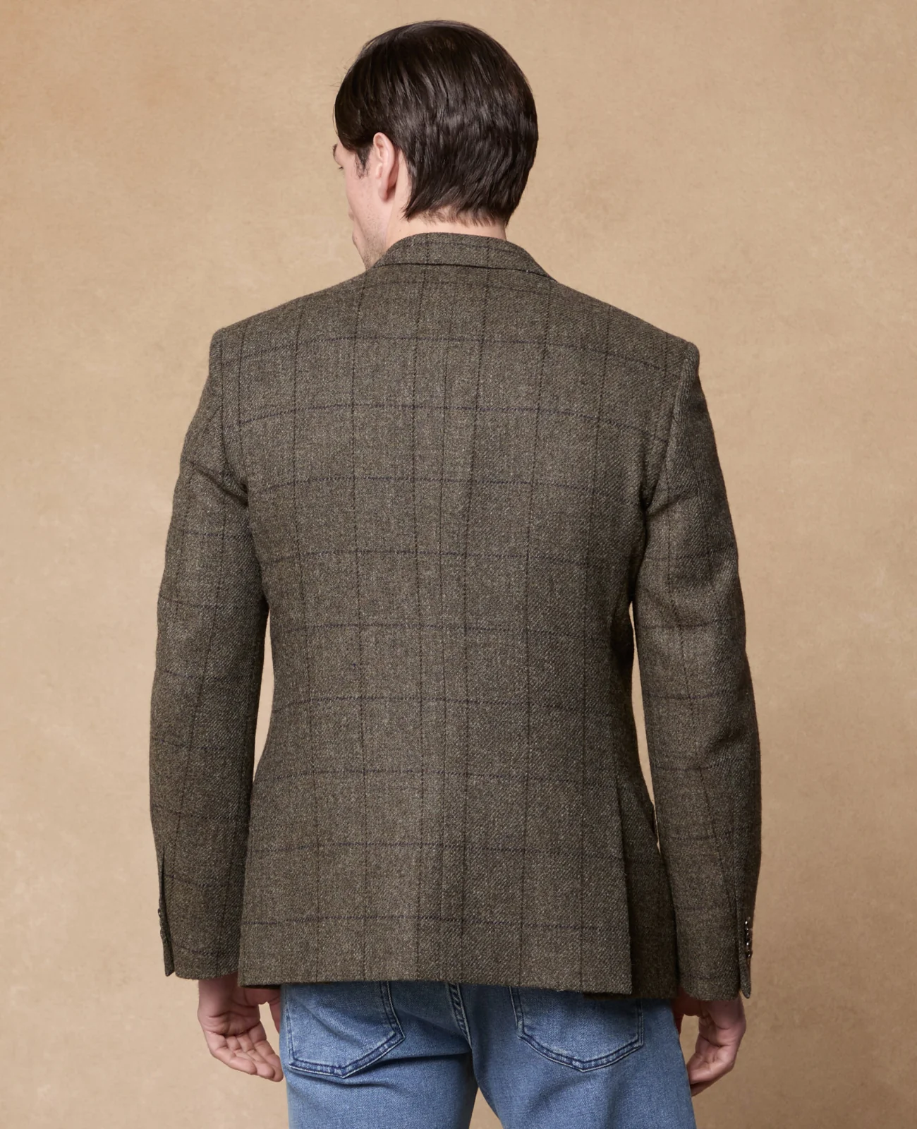 Ballycastle Green Windowpane Check Blazer thumbnail 4