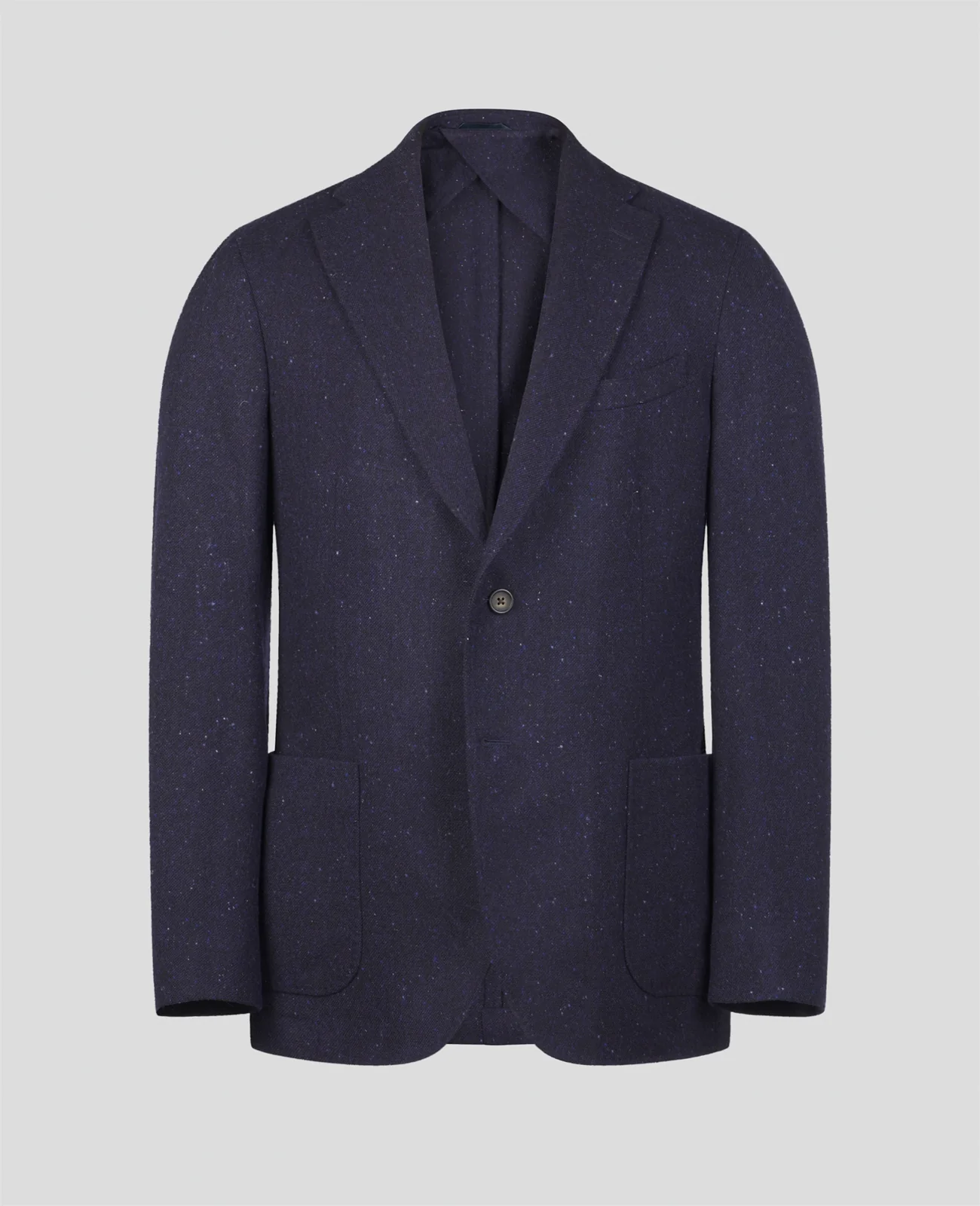 Balwin Donegal Tweed Blazer in Navy thumbnail 2