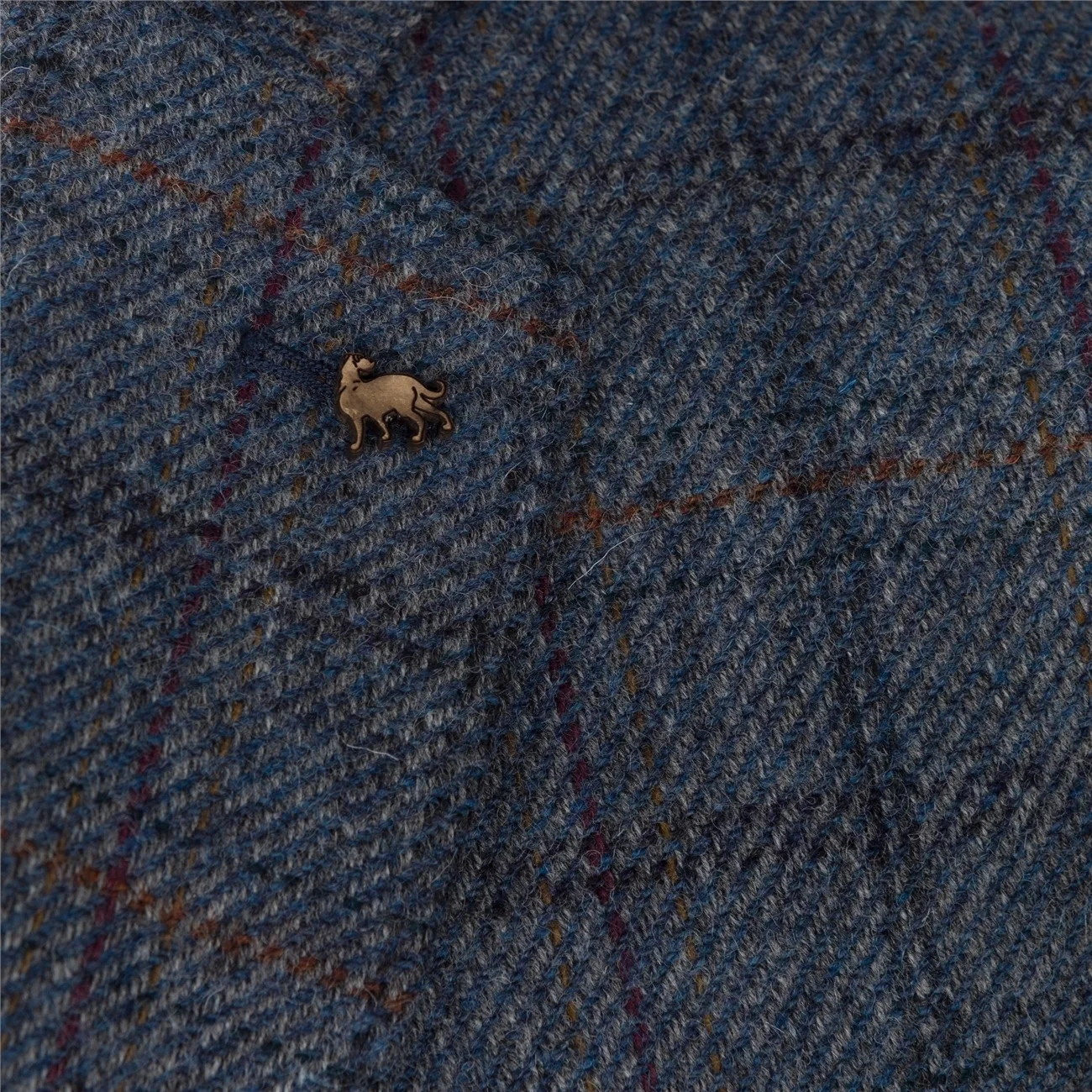 Clady Tweed Jacket in Blue Check thumbnail 2