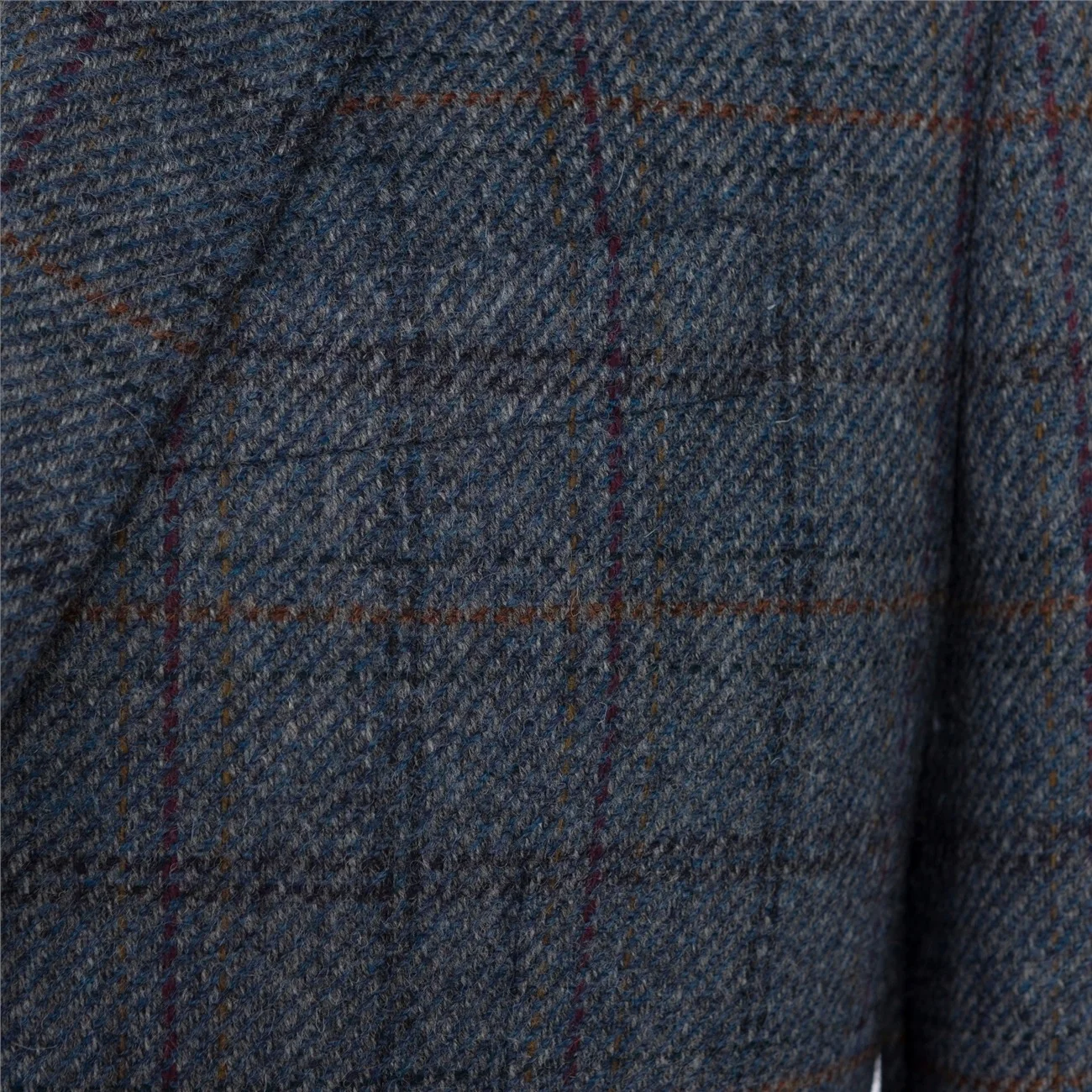 Clady Tweed Jacket in Blue Check thumbnail 3