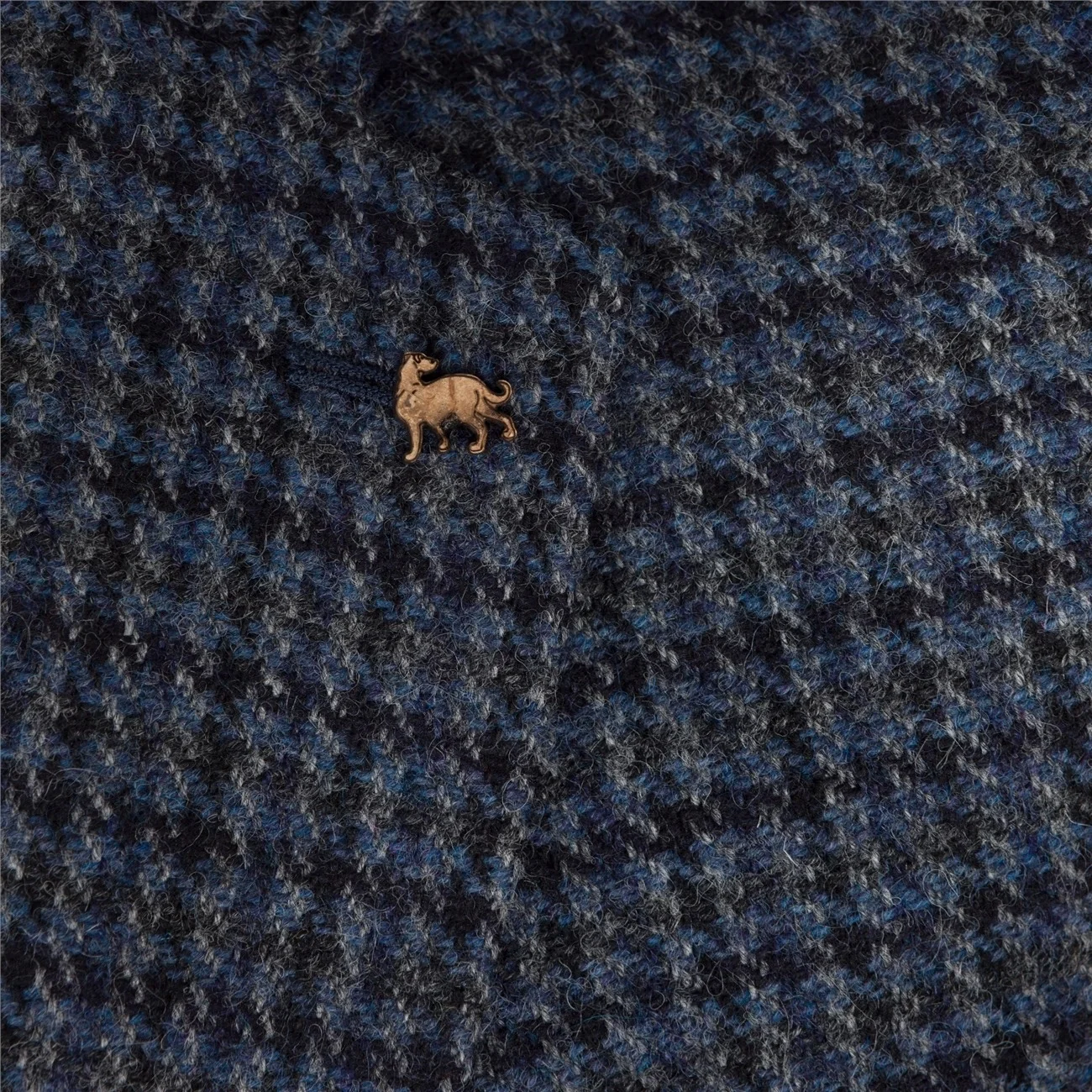 Clady Tweed Jacket in Navy Houndstooth thumbnail 2