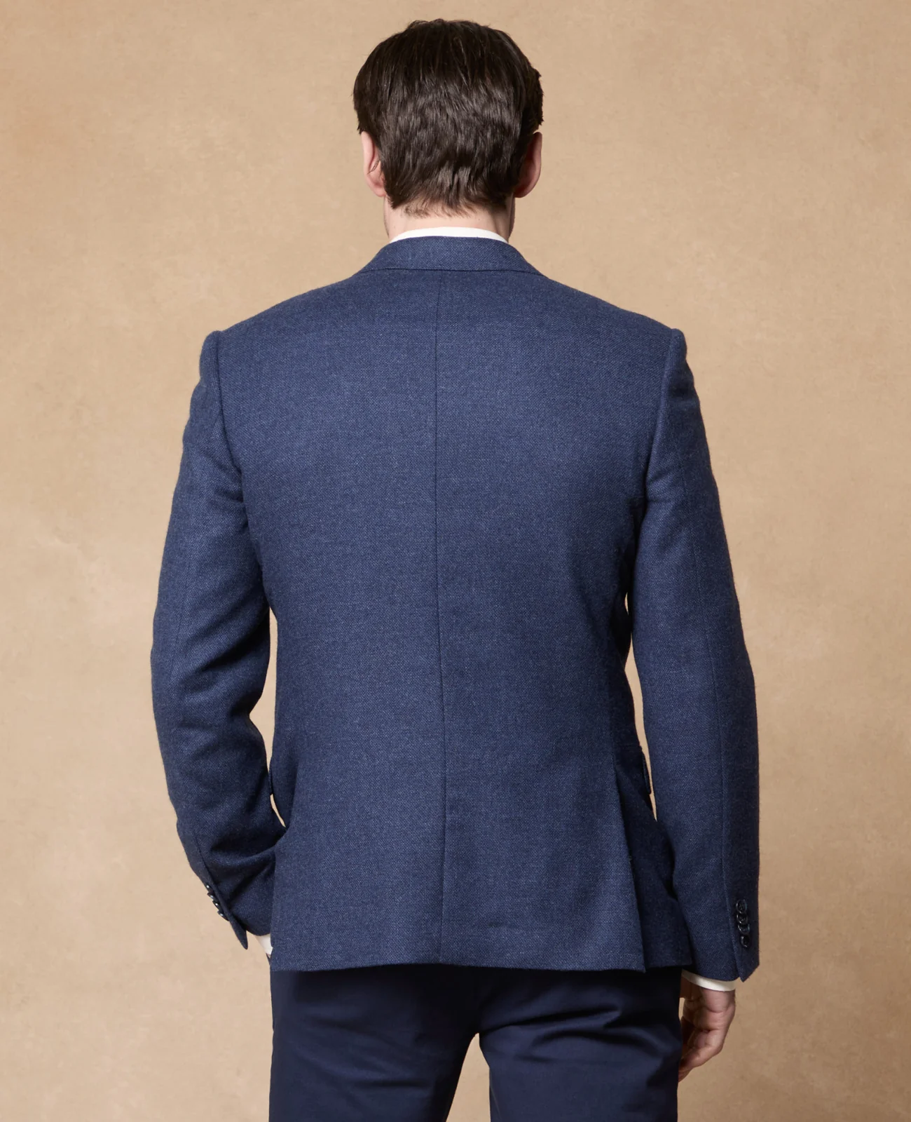 Clifden Blue Sharkskin Blazer thumbnail 4