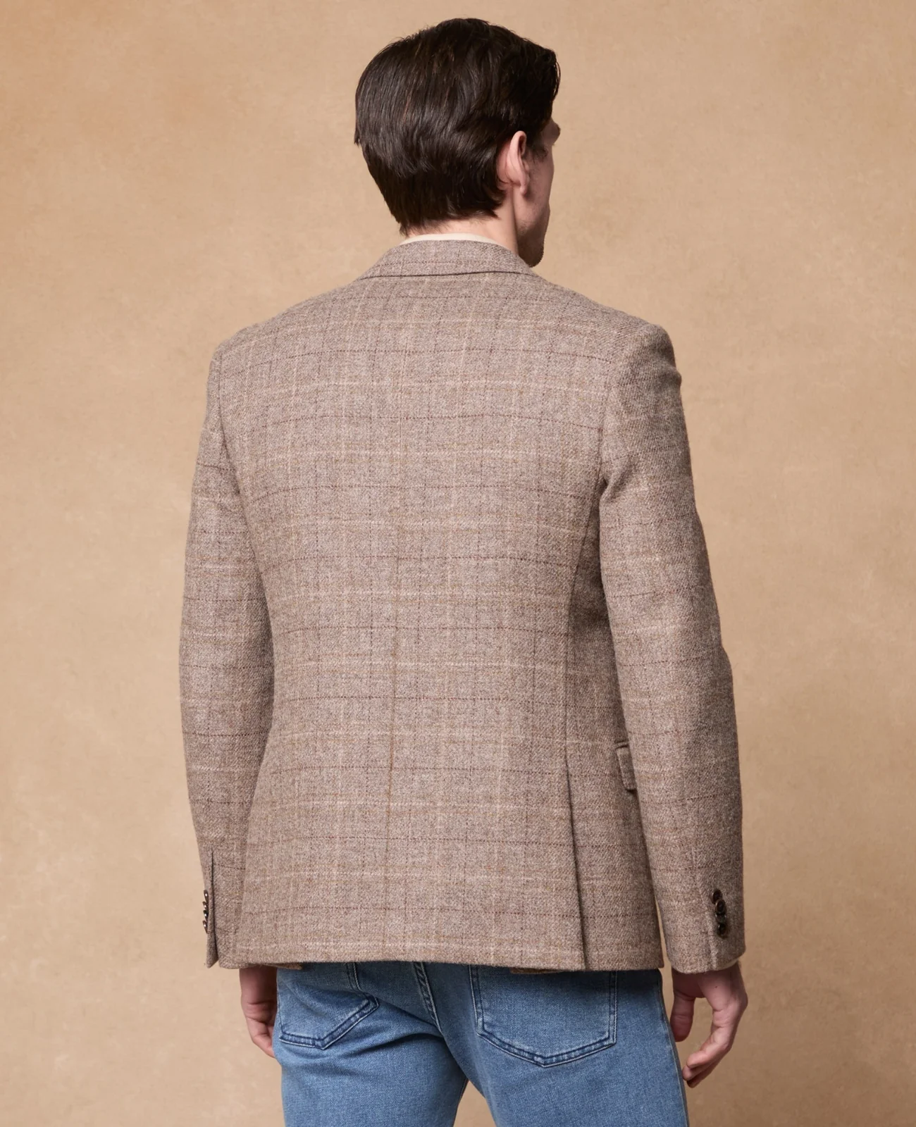 Clifden Ochre & Brown Check Blazer thumbnail 3