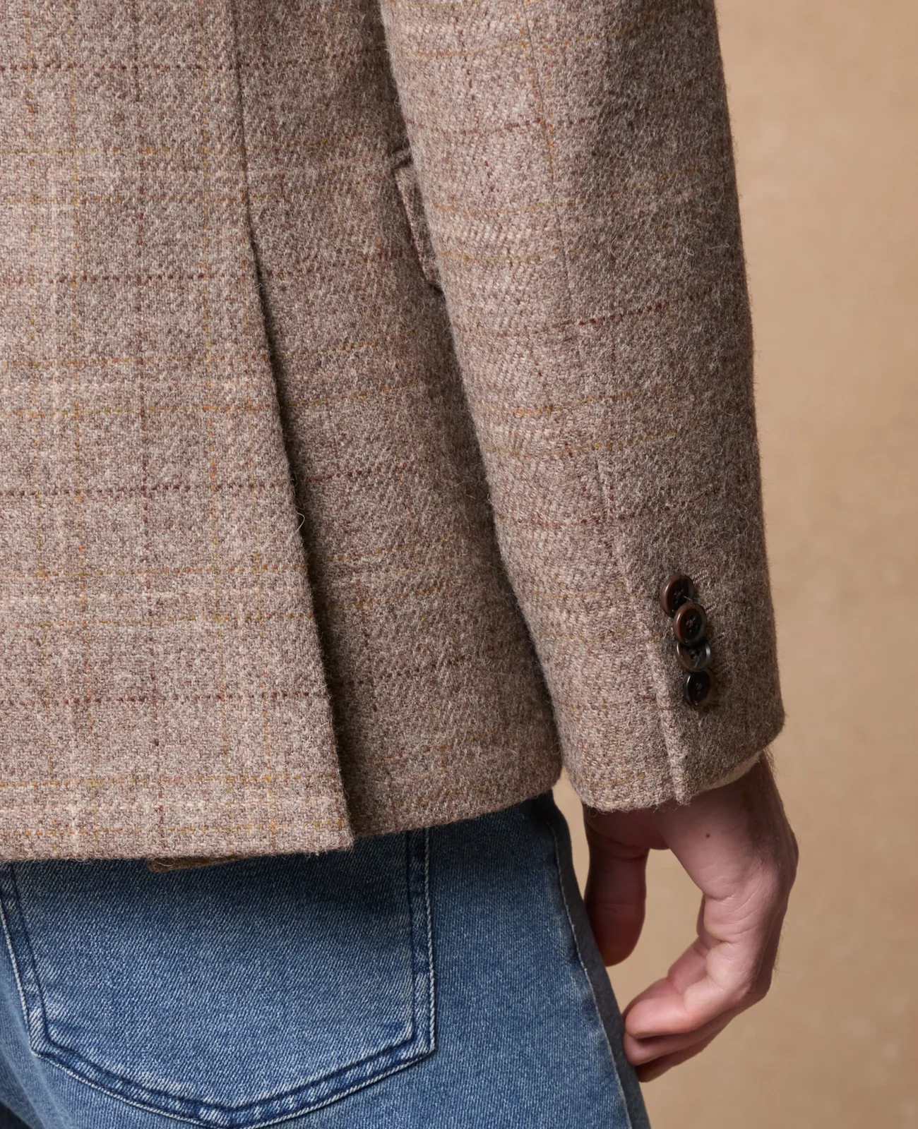 Clifden Ochre & Brown Check Blazer thumbnail 5