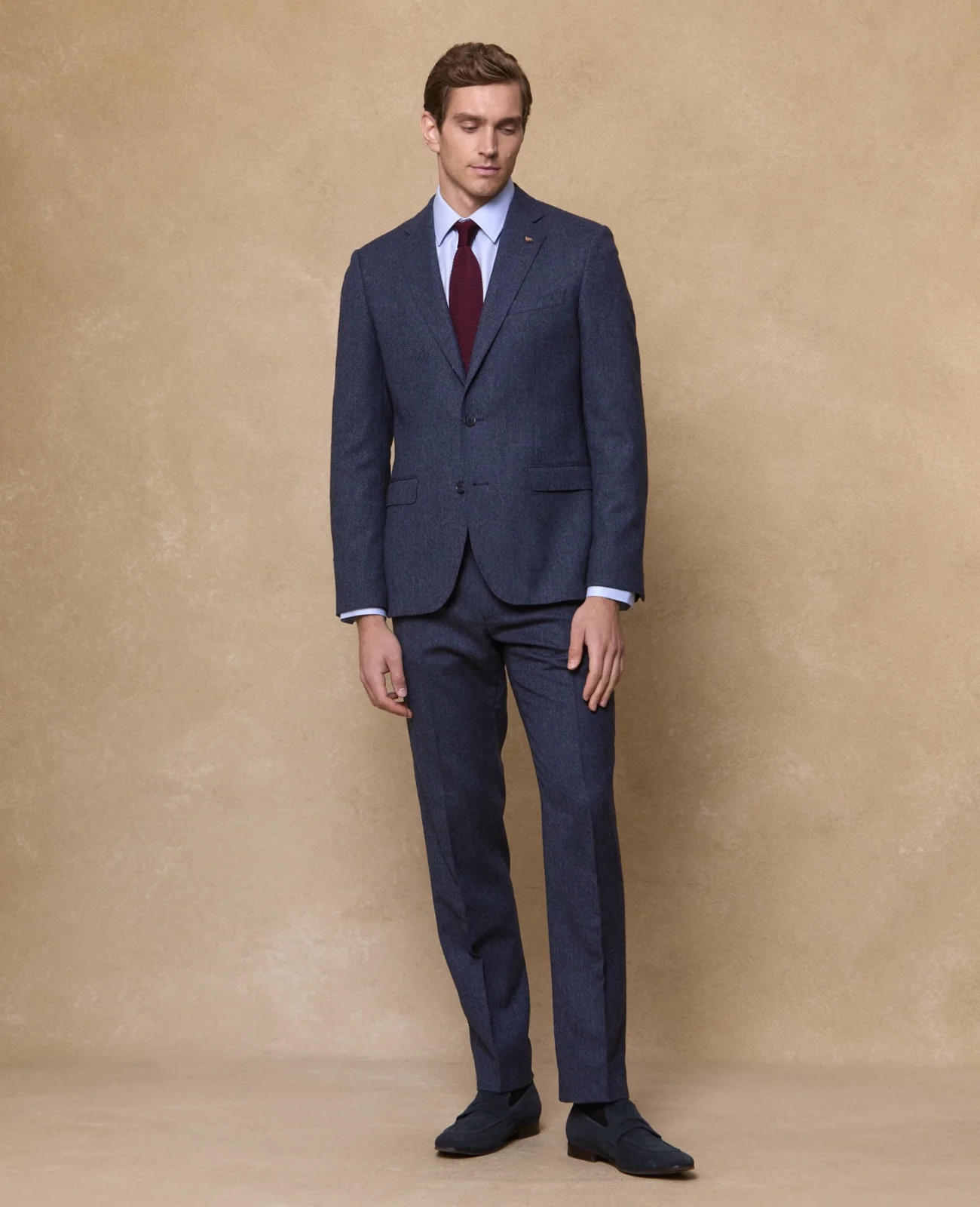 Dawson Blue Tweed Suit Blazer thumbnail 2