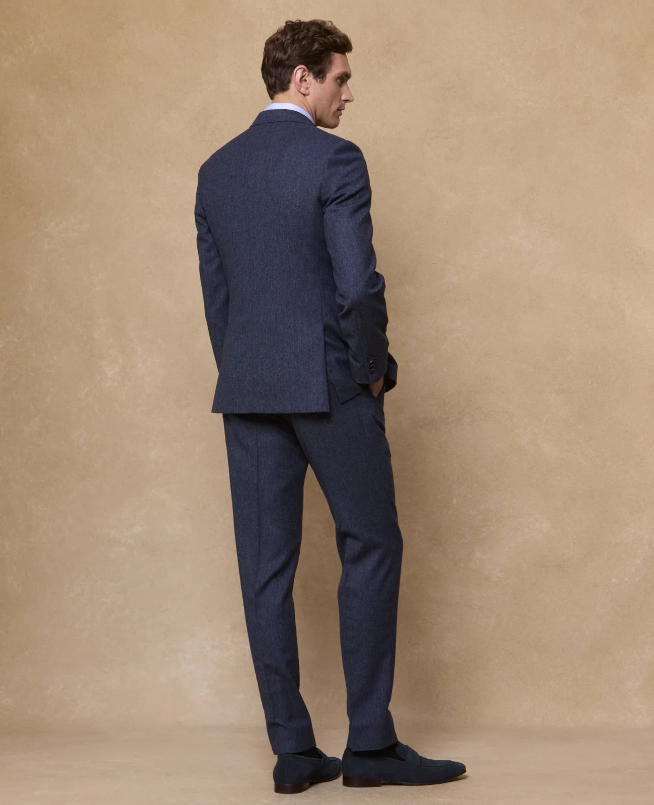 Dawson Blue Tweed Suit Blazer thumbnail 4