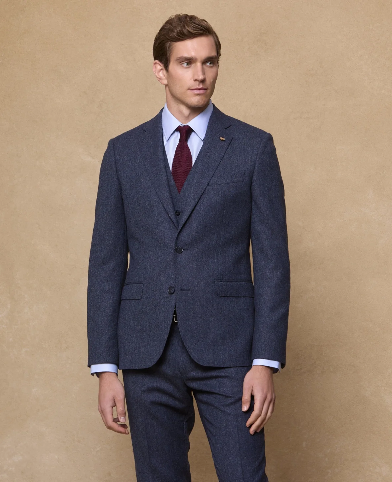 Dawson Blue Tweed Suit Blazer primary image