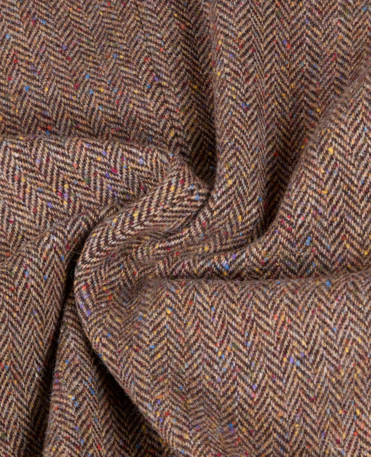 Ennis Brown Herringbone Donegal Tweed Blazer thumbnail 6