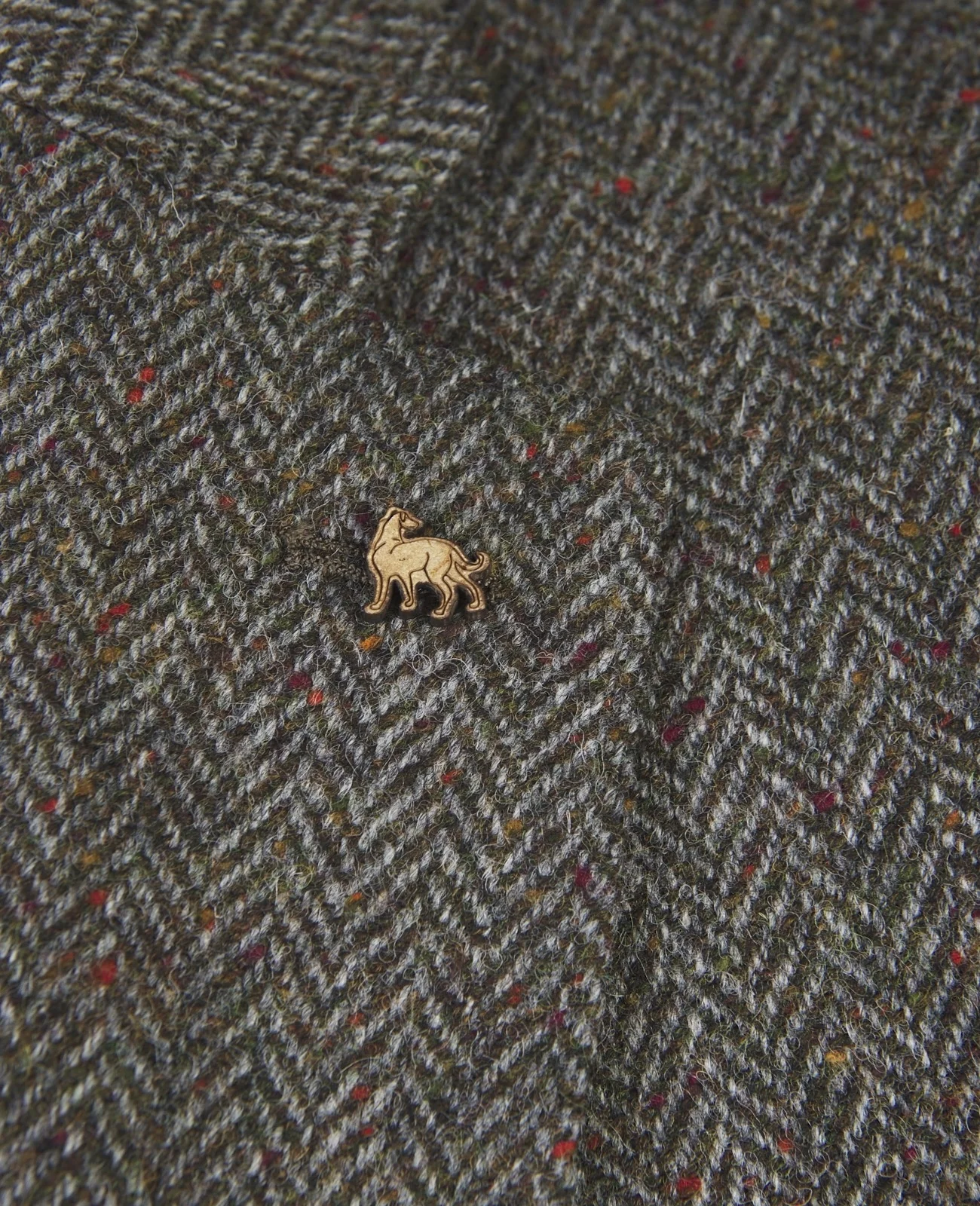 Ennis Donegal Tweed Blazer - Grey Herringbone thumbnail 6