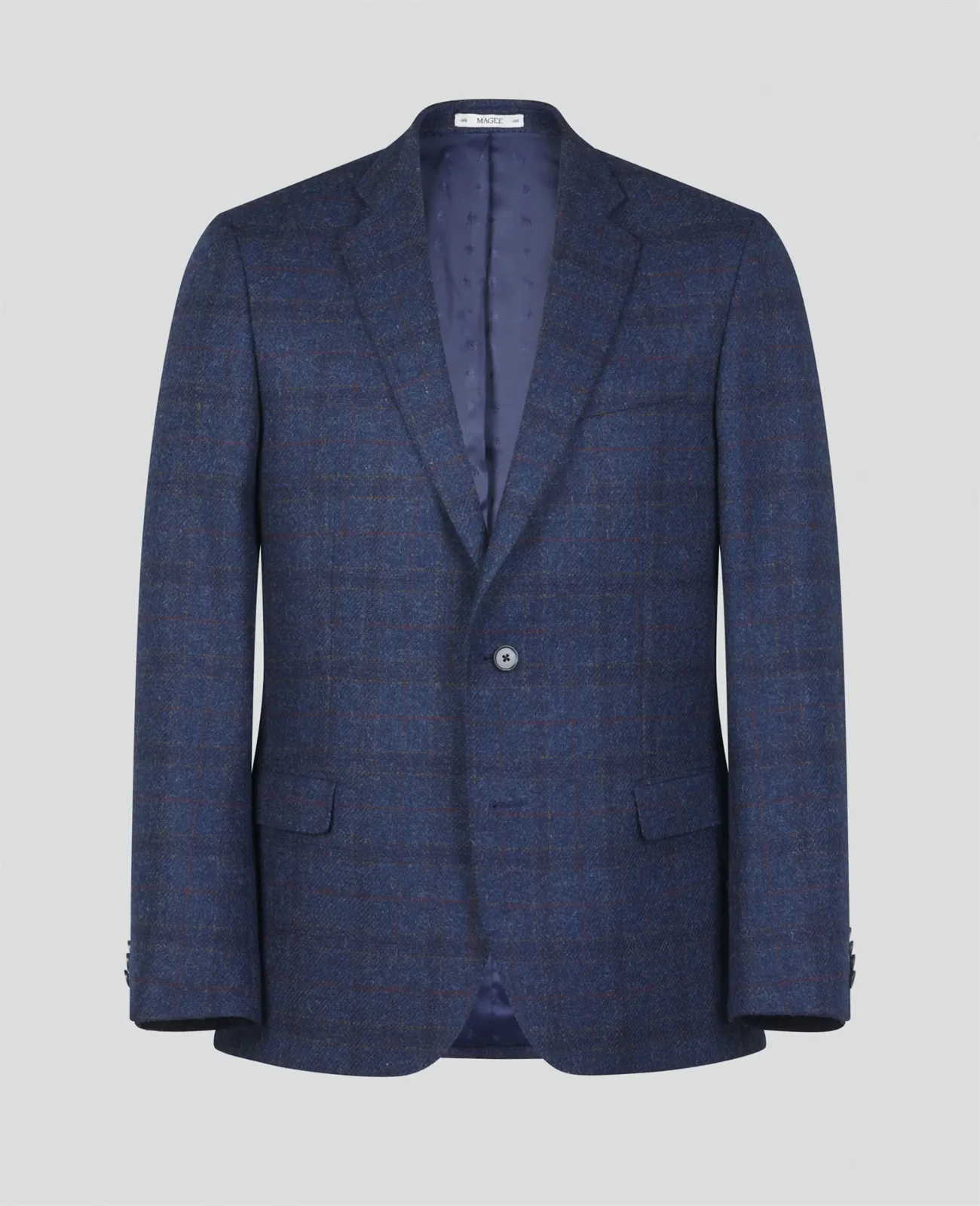 Ennis Tweed Blazer - Blue Check thumbnail 2