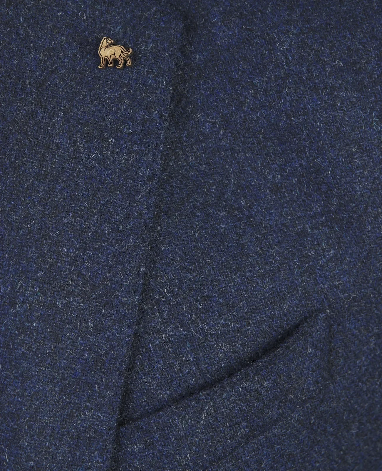 Ennis Tweed Blazer - Blue Herringbone thumbnail 6