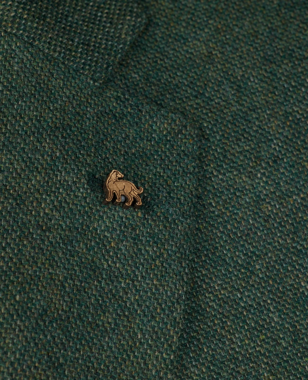 Ennis Tweed Blazer in Country Green Sharkskin thumbnail 3