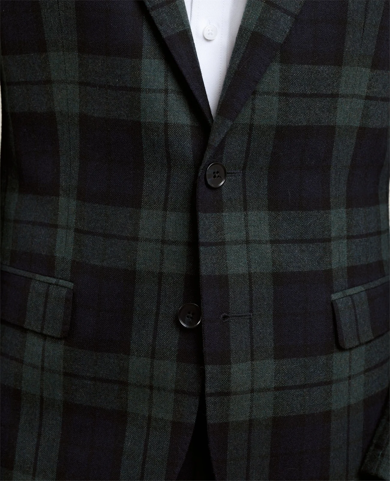 Finn Suit Blazer in Green & Navy Blackwatch thumbnail 6