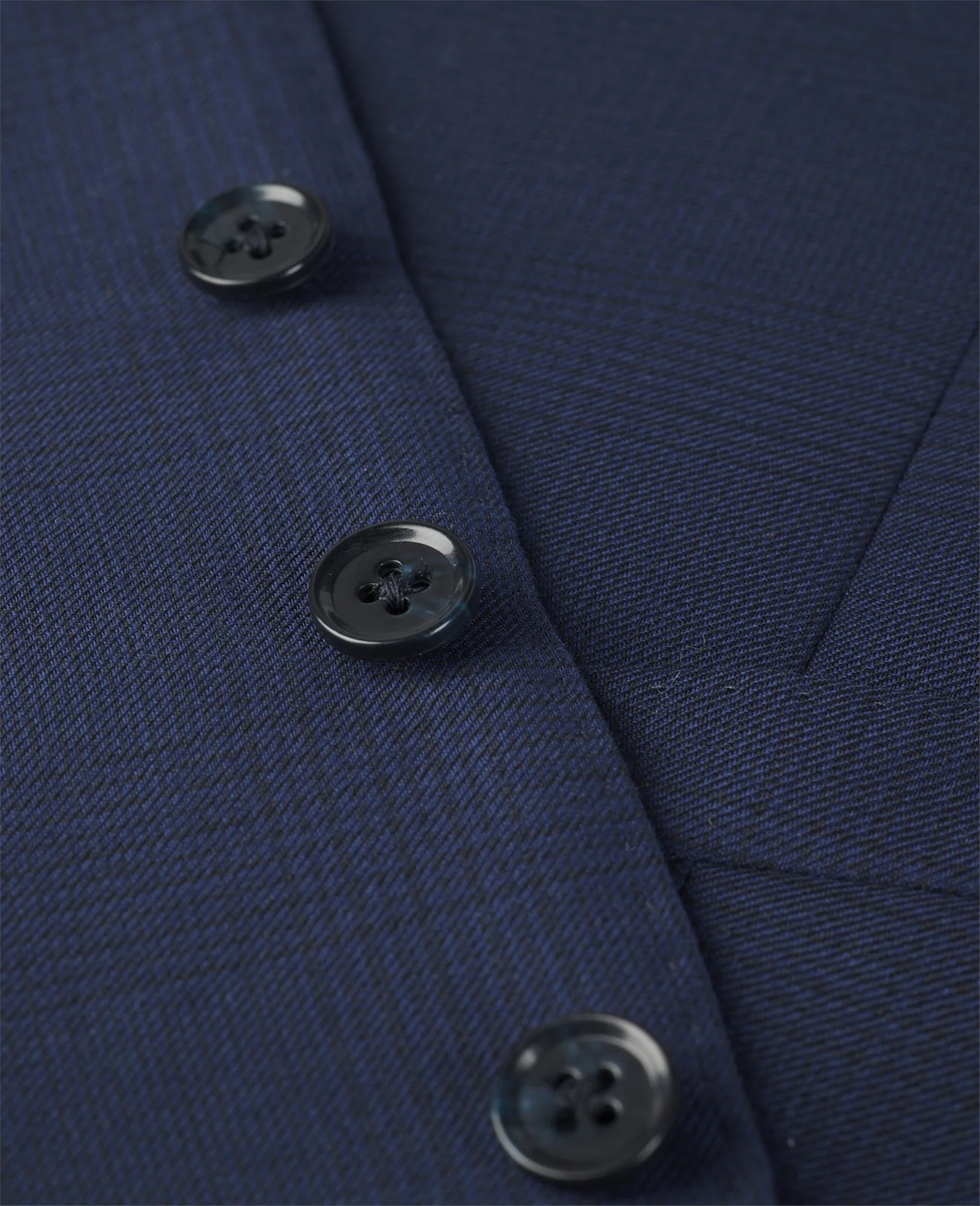 Glyde Suit Waistcoat in Navy Check thumbnail 2